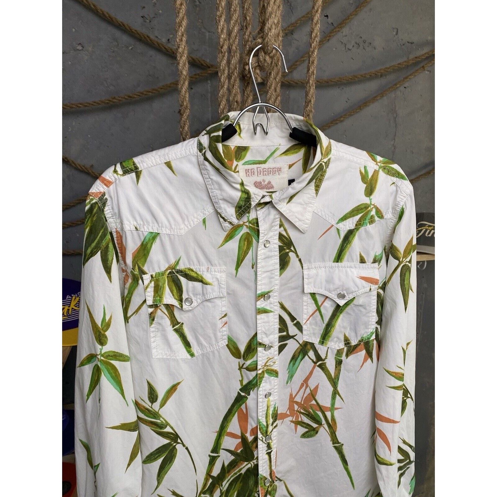 Mambo Vintage HO Daddy Mambo Tropical Pattern Button Up Shirt Size US M / EU 48-50 / 2 - 7 Thumbnail