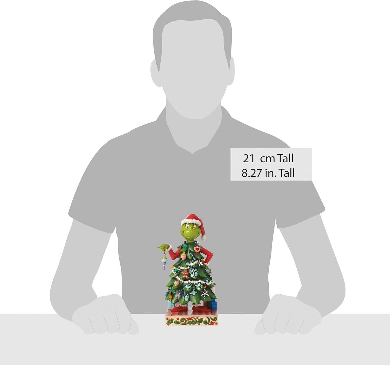 Designer Dr. Seuss Grinch Dressed as a Christmas Tree Figurine NIB Size ONE SIZE - 6 Thumbnail