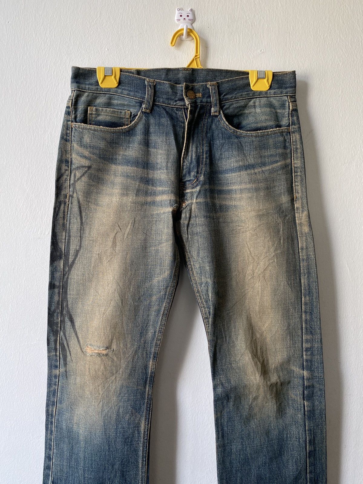Japanese Brand Japanese Brand Ozone Rocks Distressed Denim Size US 29 - 3 Thumbnail