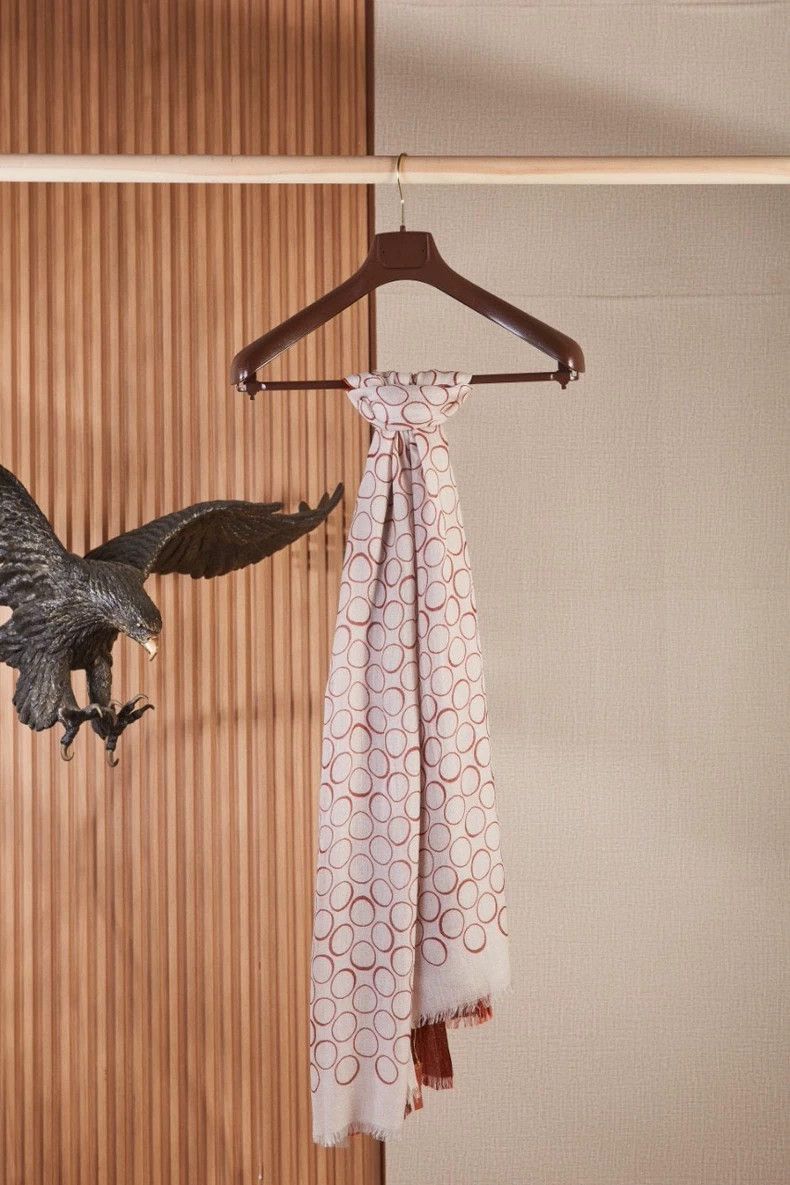 Loro Piana LORO PIANA size202*70cm Fine spun thin scarf shawl 70% cash Size ONE SIZE - 2 Thumbnail