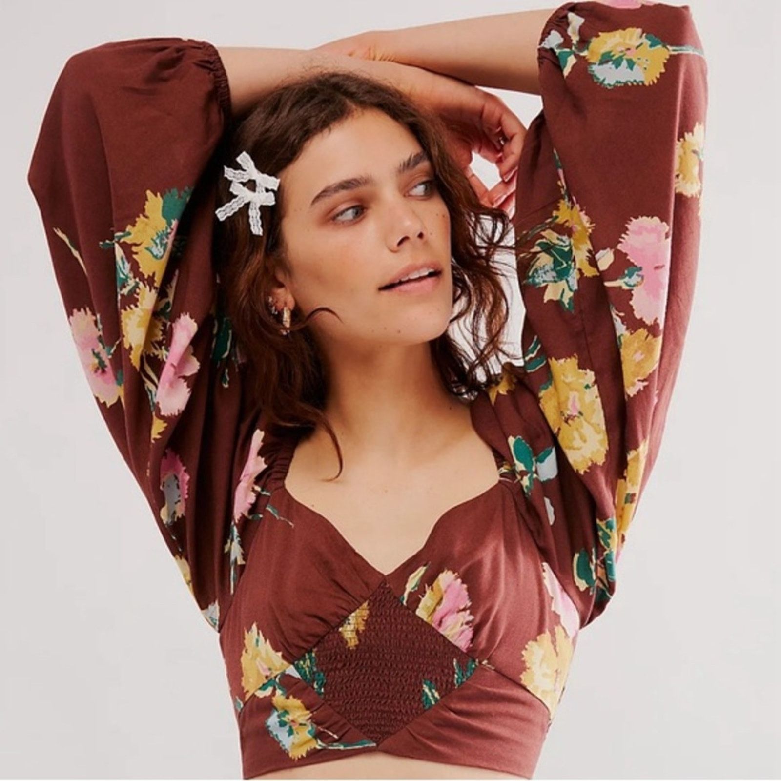 Free People Free People Dusk Till Dawn Long Sleeve CropTop Womens Small Size S / US 4 / IT 40 - 3 Thumbnail