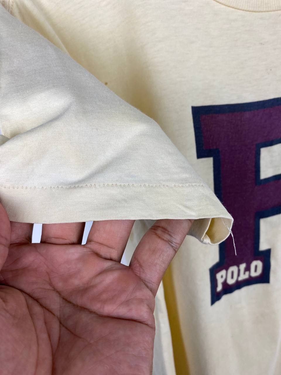 Polo Ralph Lauren vintage polo ralph lauren big logo tee Size US S / EU 44-46 / 1 - 7 Thumbnail