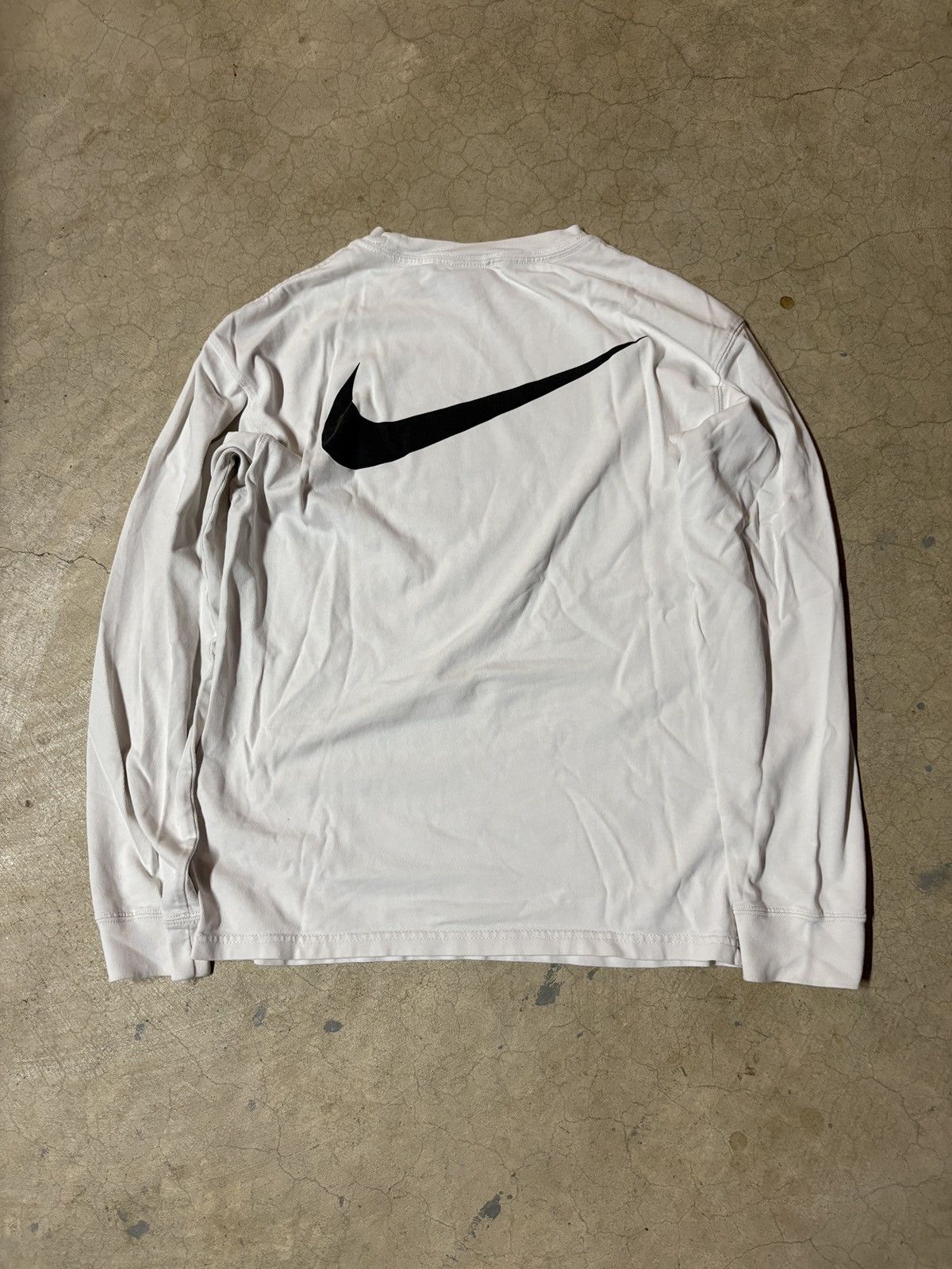 Nike × Stussy Nike x Stussy SS Logo Long-Sleeve T-shirt White Size XS Size US XS / EU 42 / 0 - 3 Thumbnail