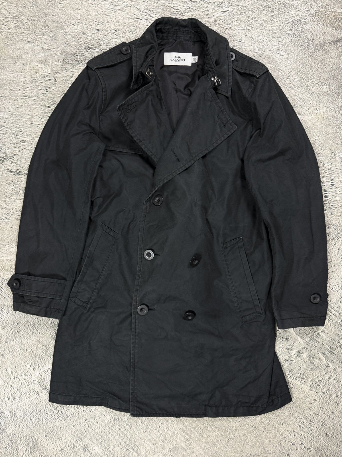 Coach Coach Trench Coat black Size US L / EU 52-54 / 3 - 1 Thumbnail