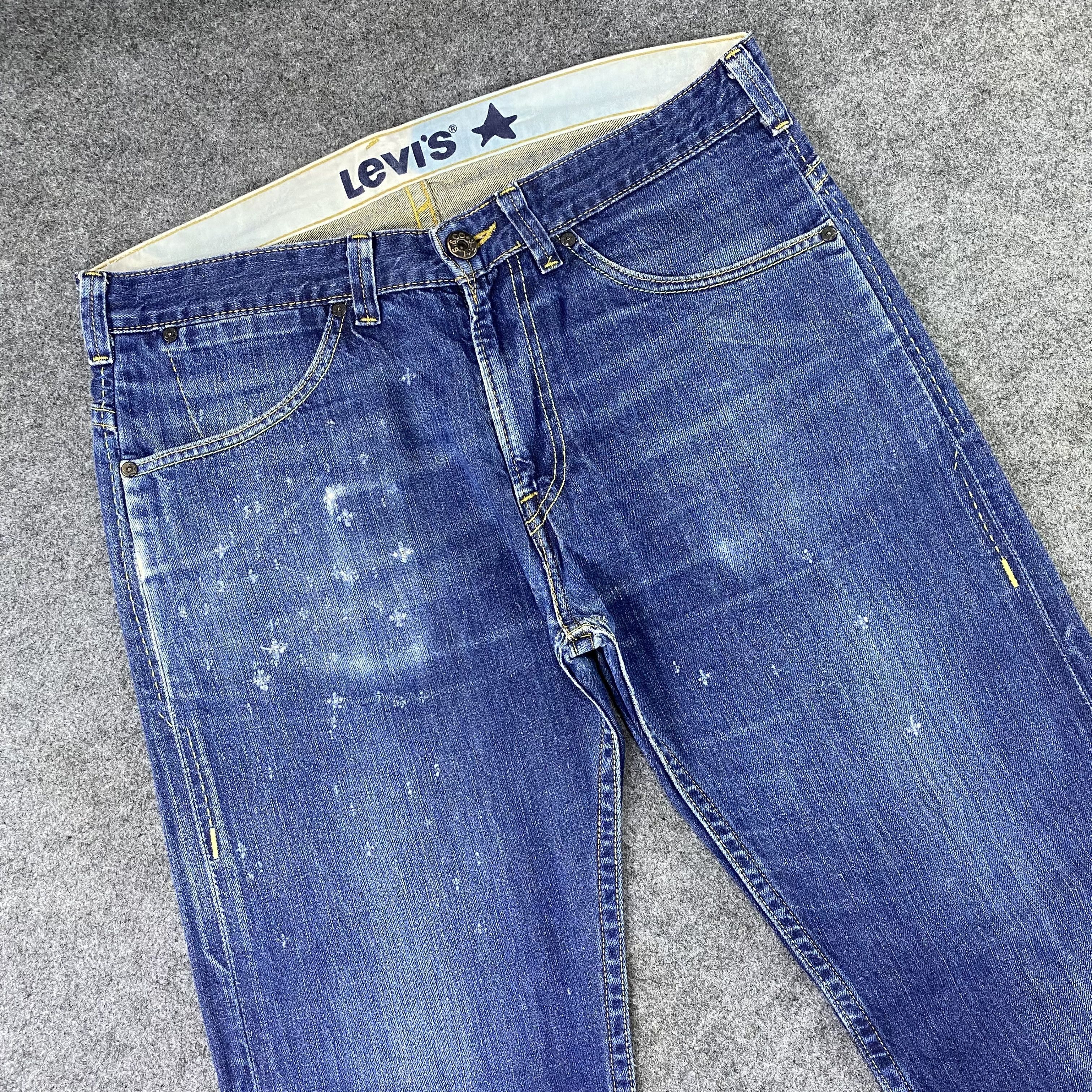 Jean × Levi's × Vintage Vintage Levis Distressed Wash Jeans-J1143 Size US 36 / EU 52 - 3 Thumbnail