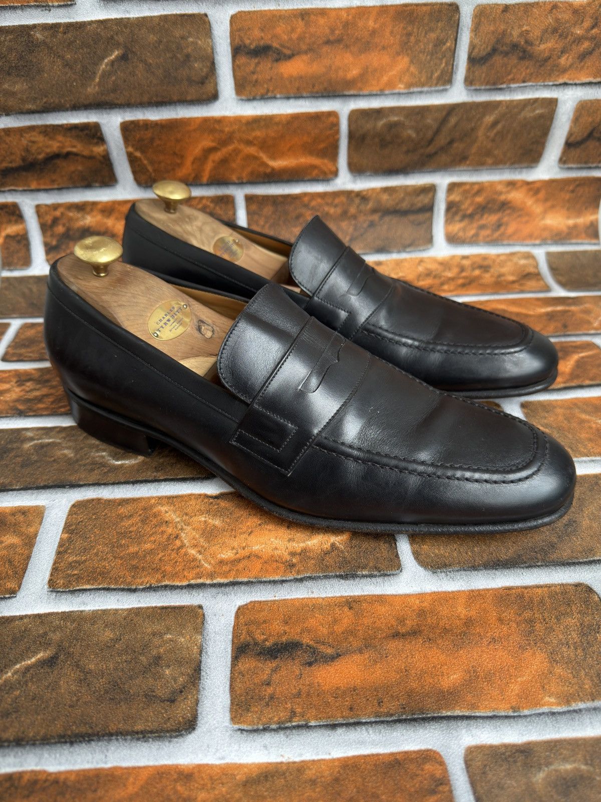 J.M. Weston Moccasin penny loafer Size US 9.5 / EU 42-43 - 2 Thumbnail