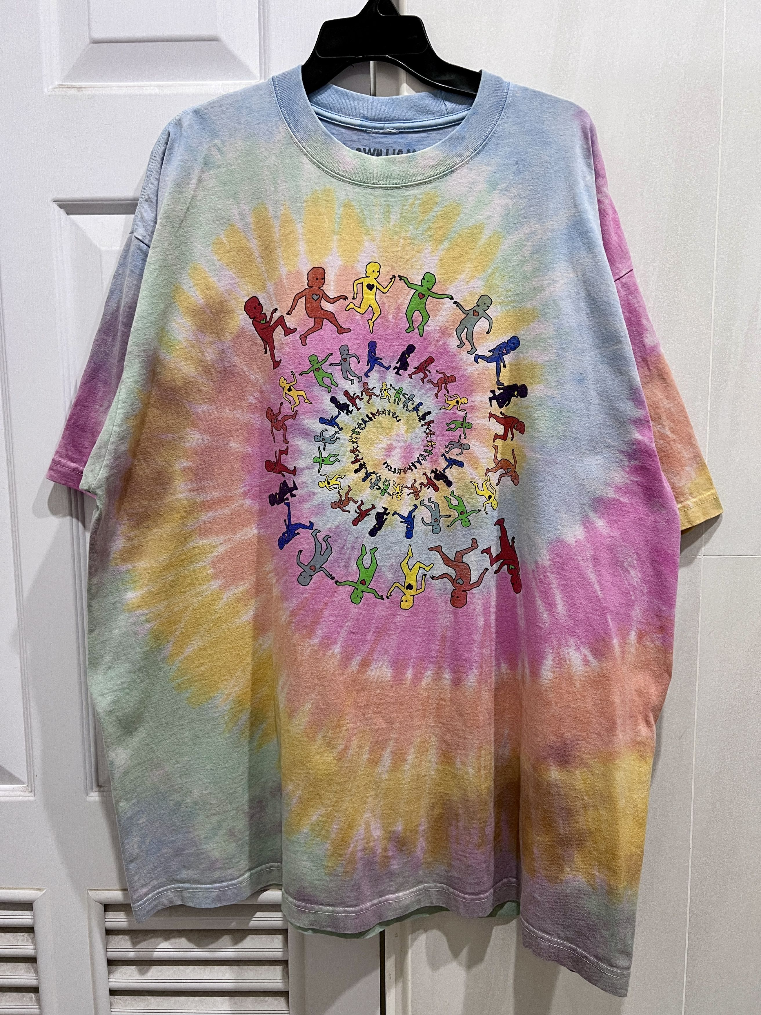 Other Dancing Spiral Tie Dye Tee 2XL Oversized Psychedelic Size US XXL / EU 58 / 5 - 2 Thumbnail