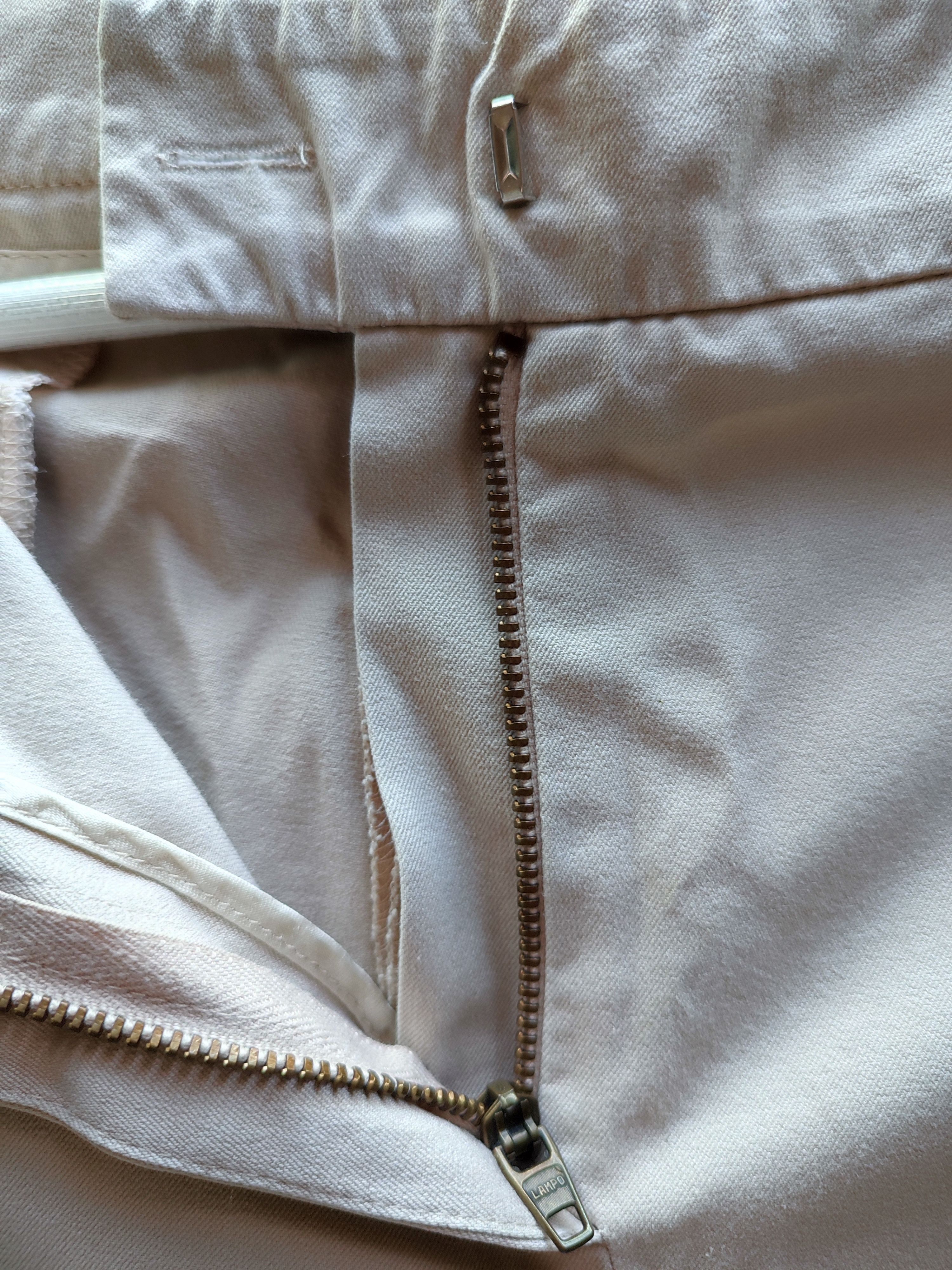 Weekend Max Mara Beige Weekend MaxMara pants, size 40 cotton pants Size 27" / US 4 / IT 40 - 8 Thumbnail