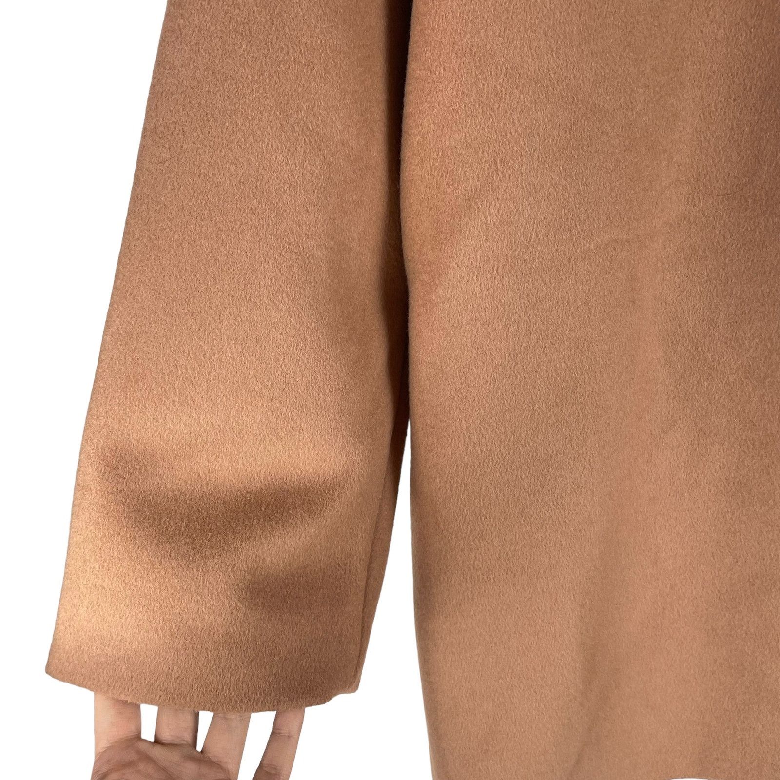 Express Express Wool Blend Cocoon Coat Snap Button Camel Tan Size L Size L / US 10 / IT 46 - 8 Thumbnail