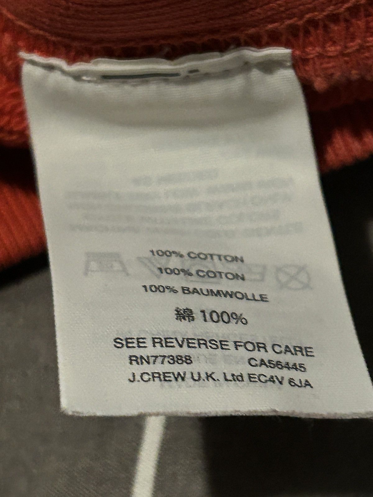 J.Crew Red Vintage Fleece hoodie Size US L / EU 52-54 / 3 - 8 Thumbnail