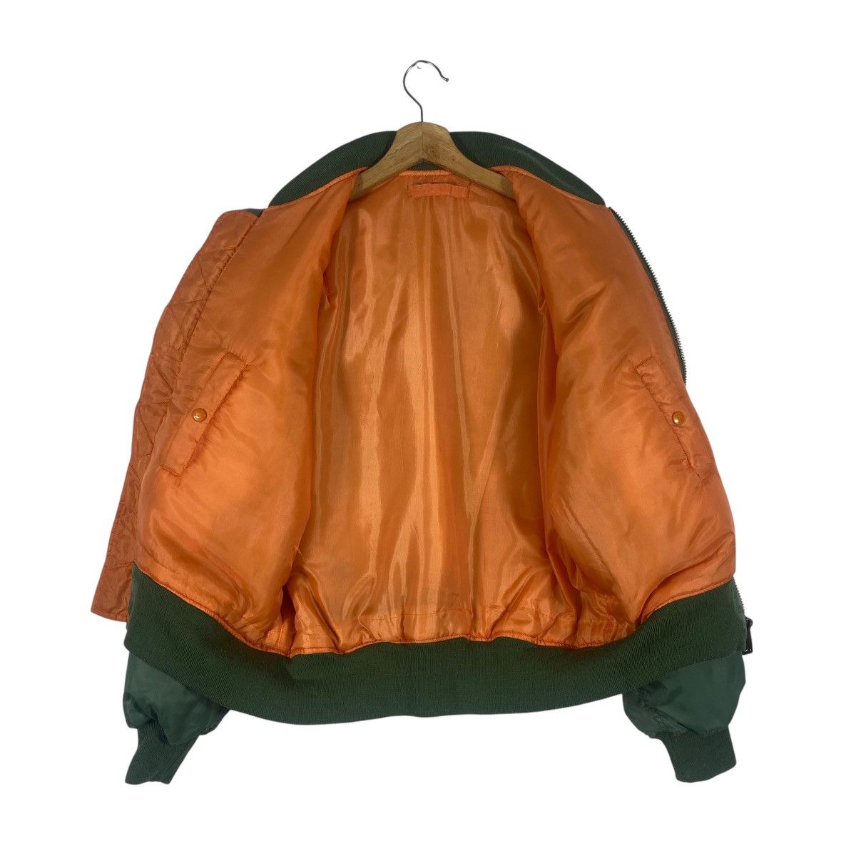 Japanese Brand Vintage 90s Flyers Mens Intermediate MA-1 Reversible Bomber Size US L / EU 52-54 / 3 - 6 Thumbnail