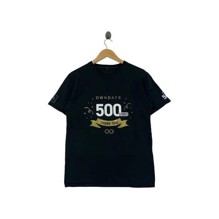 Vintage OWNDAYS EYEWEAR GLASSES Optical 500 Stores Japan Tee Shirt Size S / US 4 / IT 40 - 1 Thumbnail