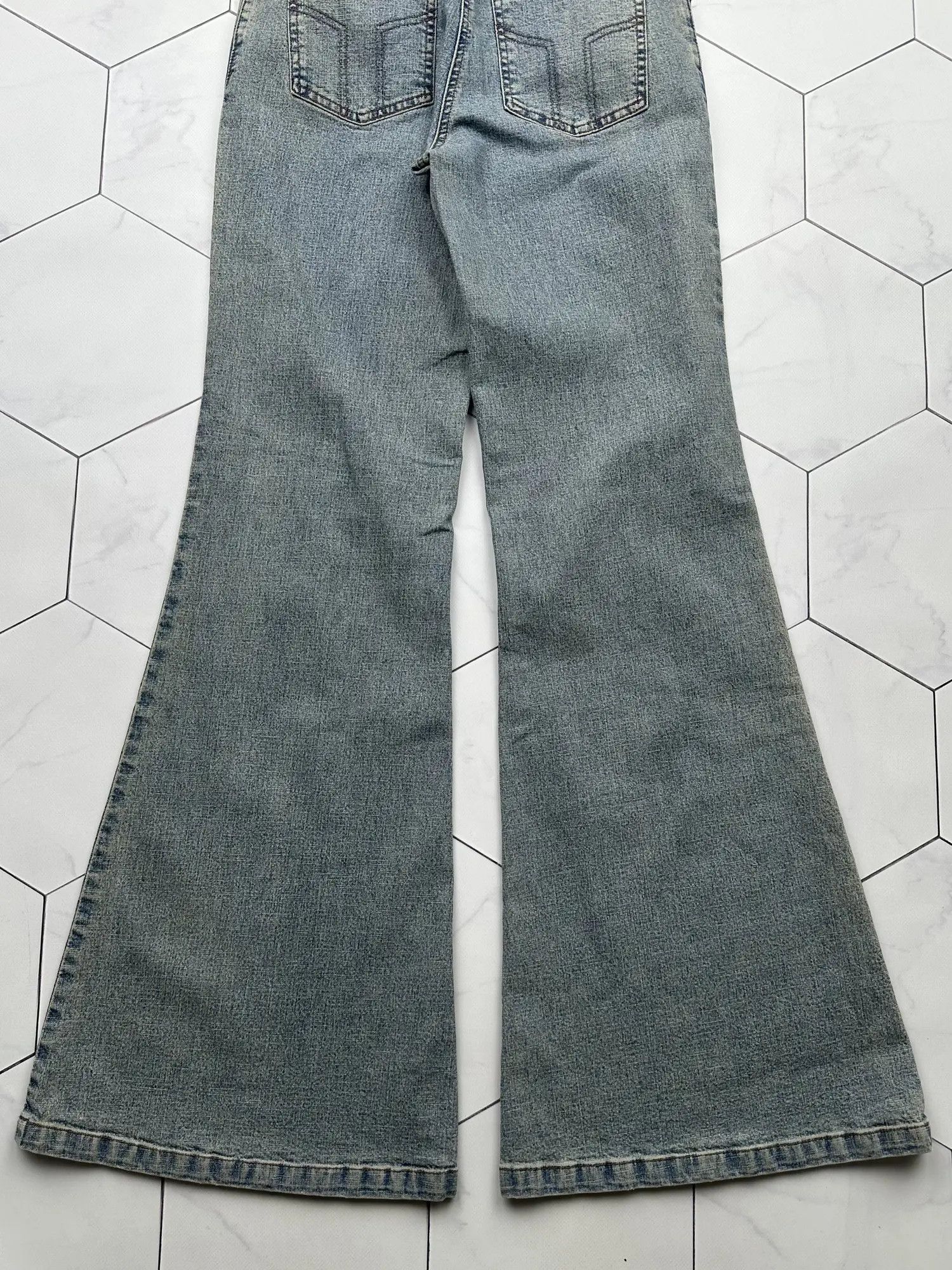Japanese Brand Vintage Super Flare Jeans (B519)E2 Size 27" / US 4 / IT 40 - 6 Thumbnail