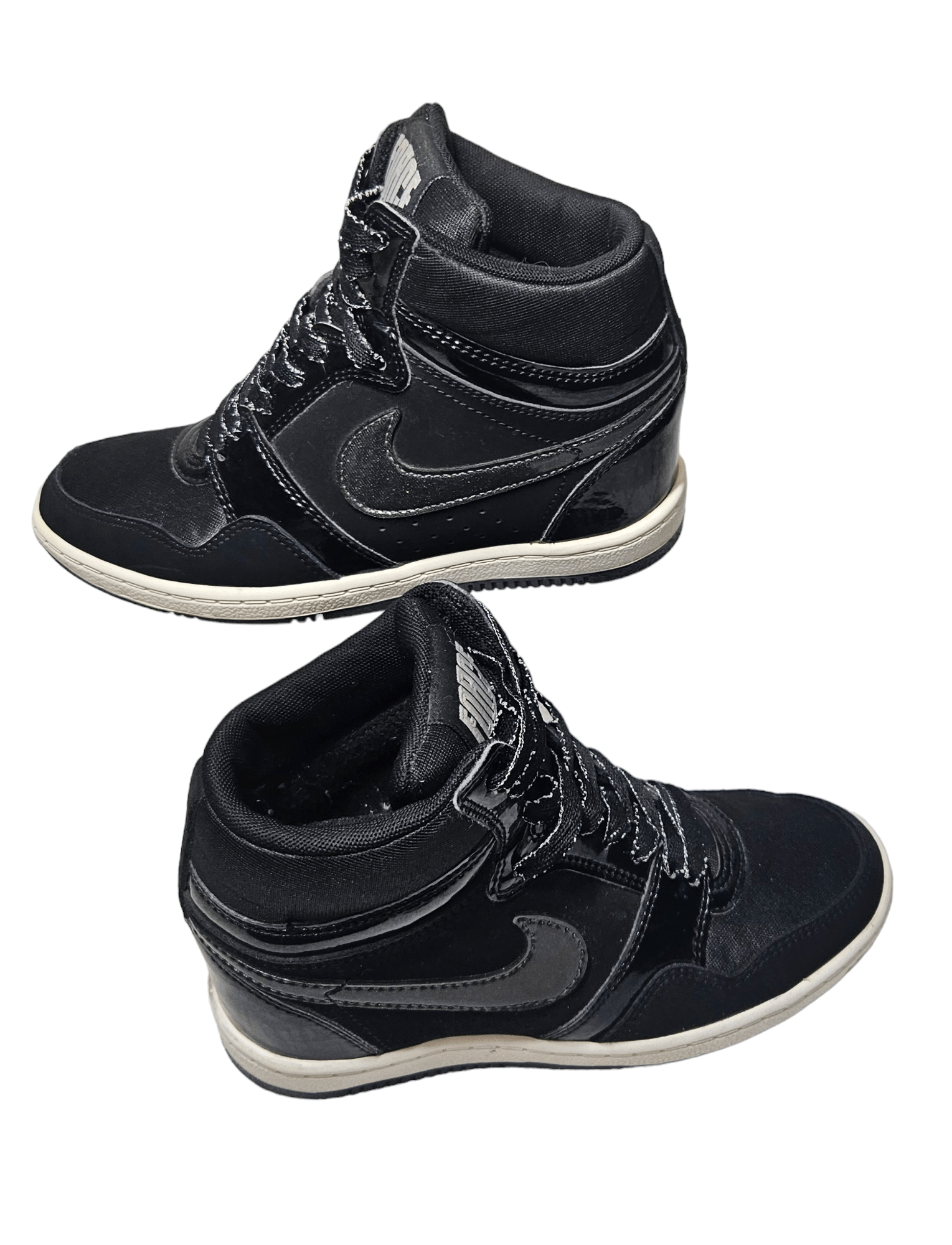 Nike 2016 Nike Force Sky Hi "Black" Wedge Size US 5.5 / IT 35.5 - 2 Thumbnail