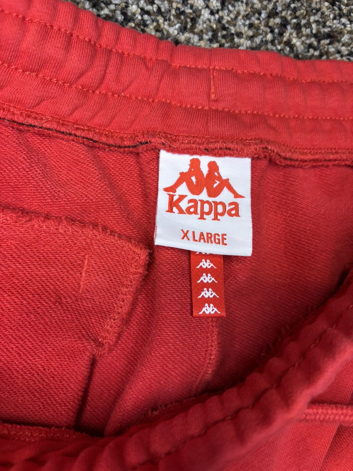 Kappa Kappa Drawstring Sweatshorts ‘red’ Size US 36 / EU 52 - 4 Thumbnail