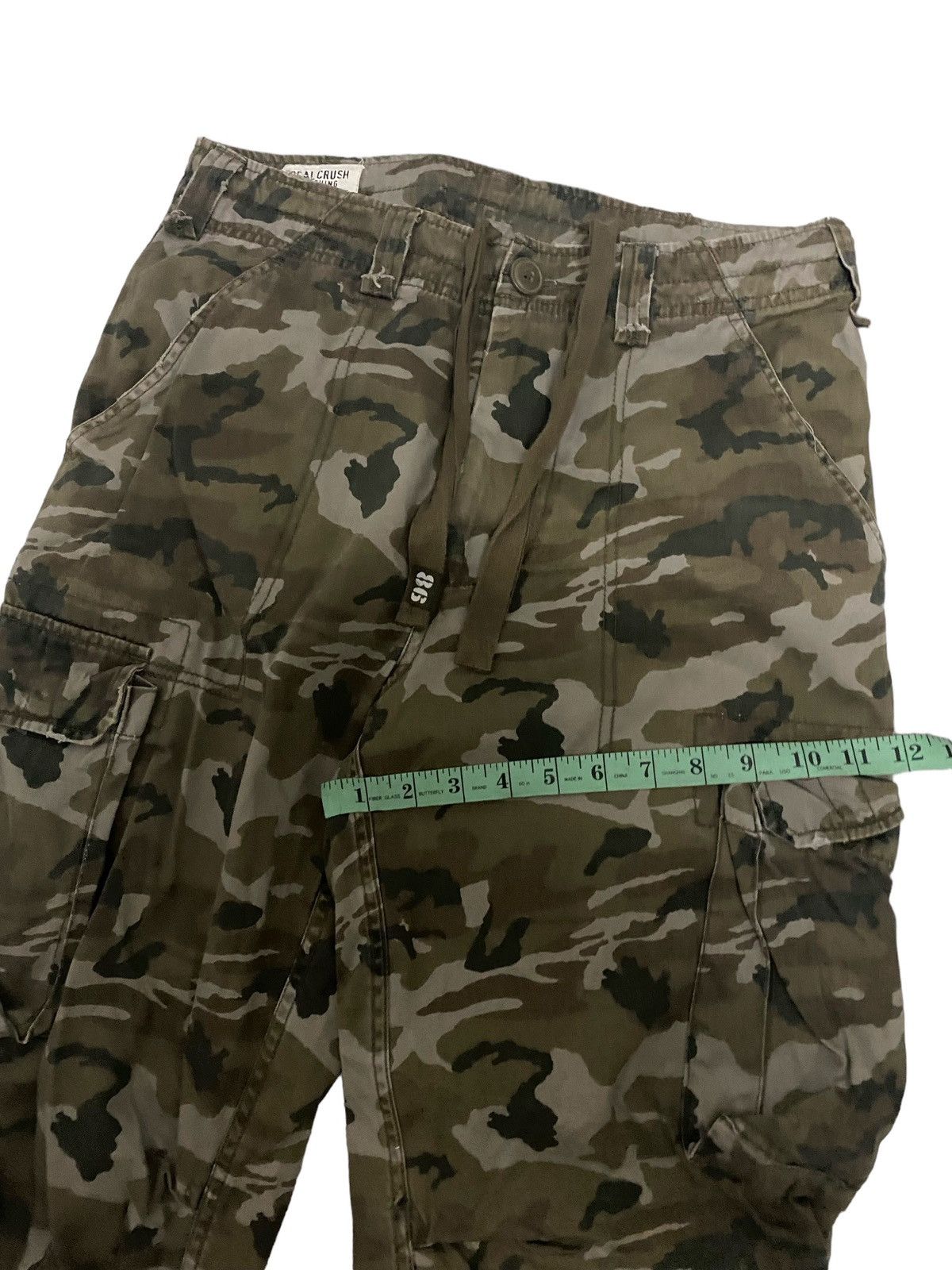 Japanese Brand × Vintage Vintage Real Crush Clothing Camo Cargopants Size US 32 / EU 48 - 12 Thumbnail