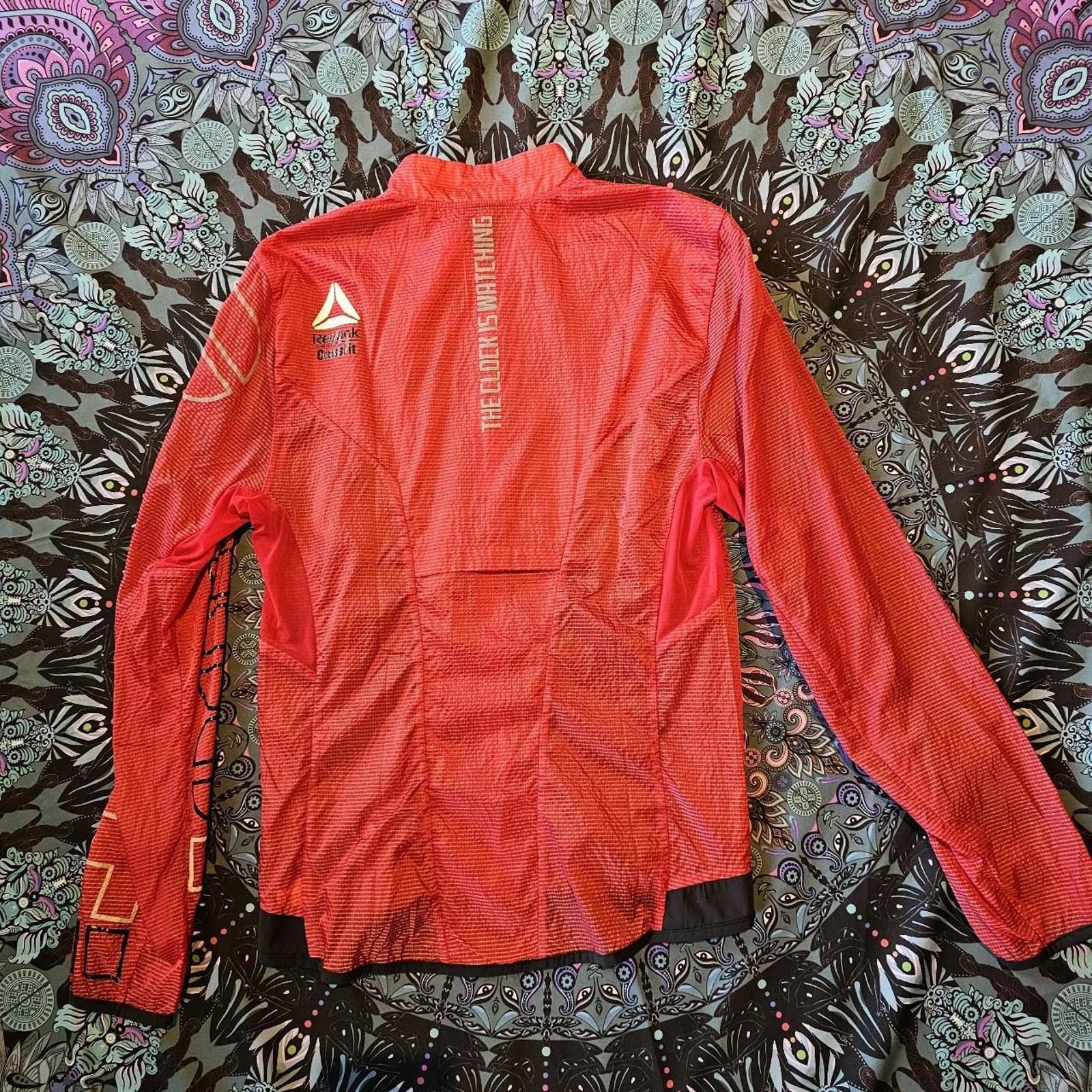 Reebok Reebok Women's Black and Red Sheer Rain Crossfit Jacket Size S / US 4 / IT 40 - 6 Thumbnail