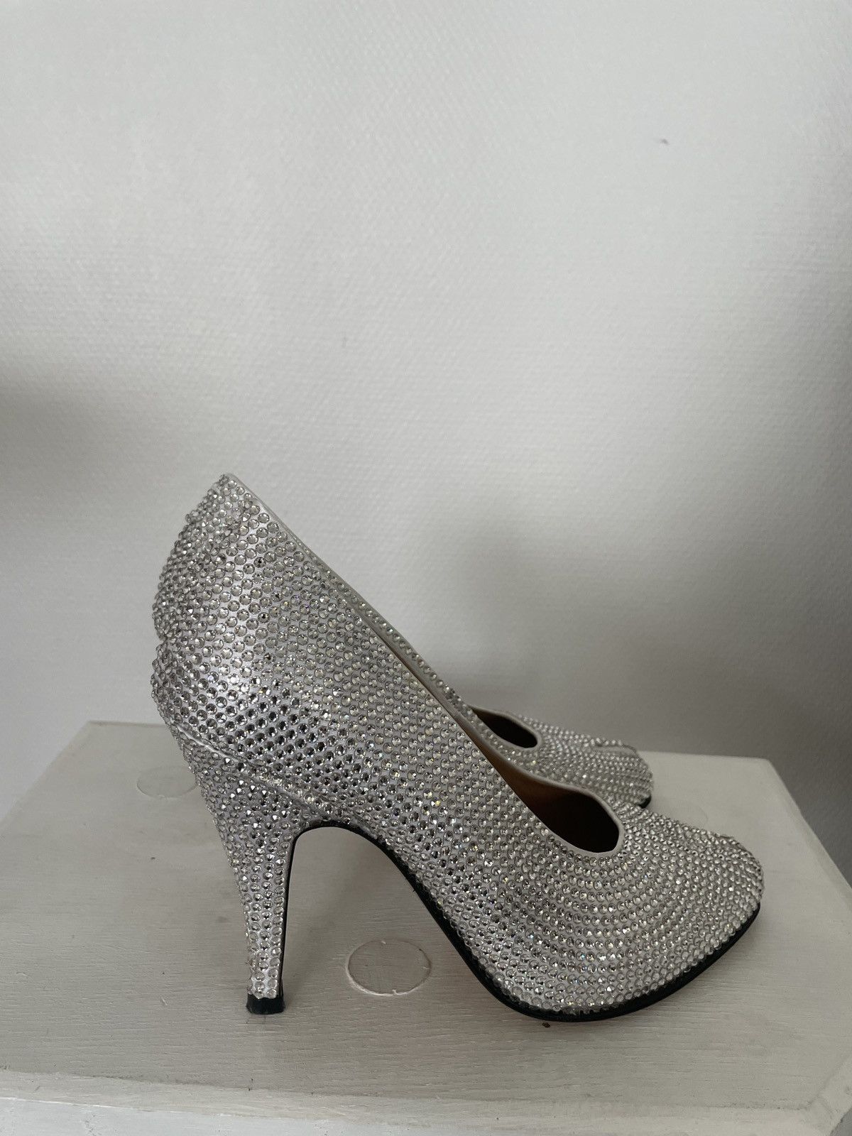 Maison Margiela Tabi silver heels Size US 9 / IT 39 - 7 Thumbnail