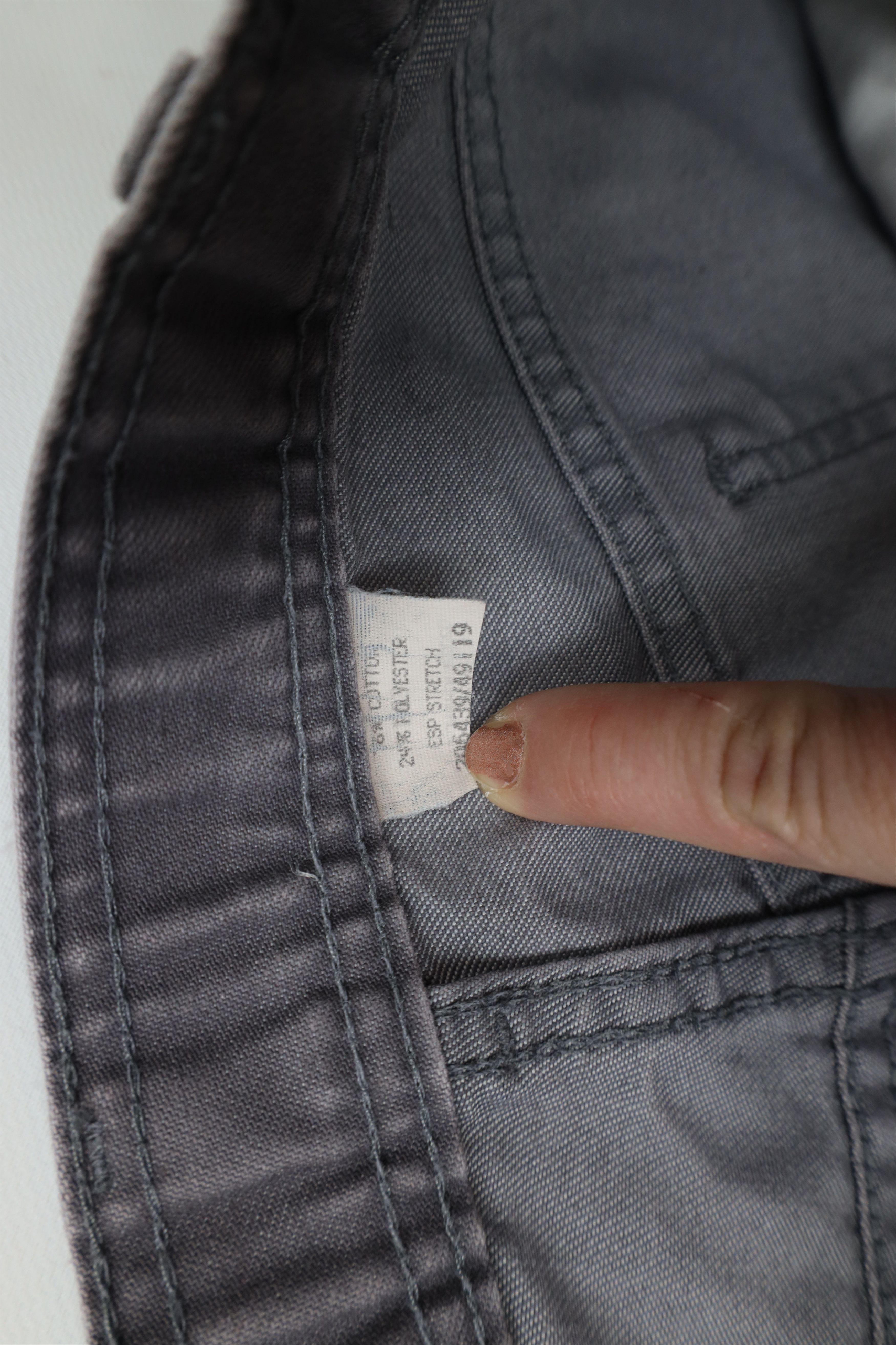 Vintage Vintage 70s Streetwear Wide Leg Canvas Denim Jeans Gray Size US 36 / EU 52 - 9 Thumbnail