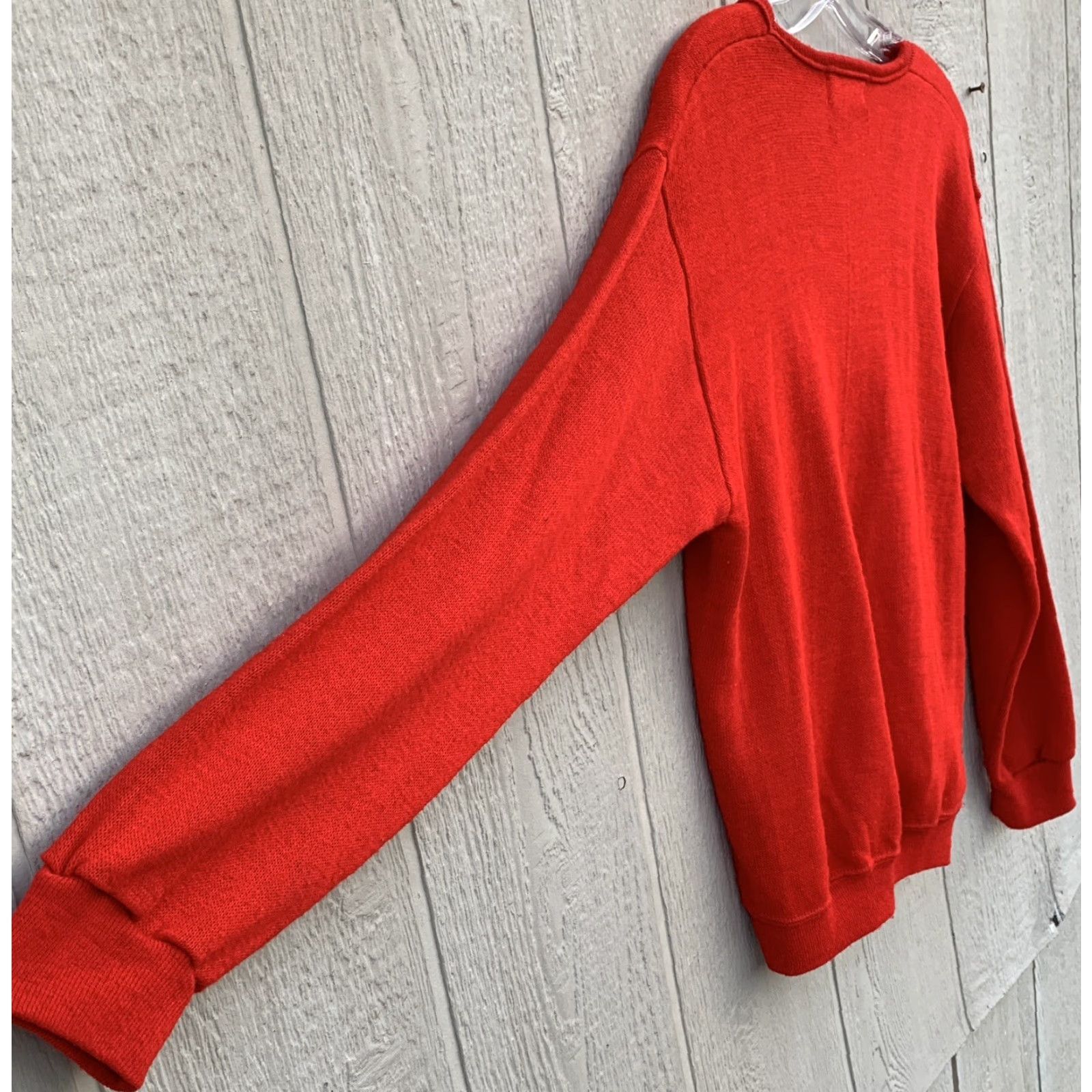 Vintage VINTAGE International Harvester V Neck Sweater Creslan And Rayon 60s 1960s M Red Rockabilly Mens Size US M / EU 48-50 / 2 - 6 Thumbnail