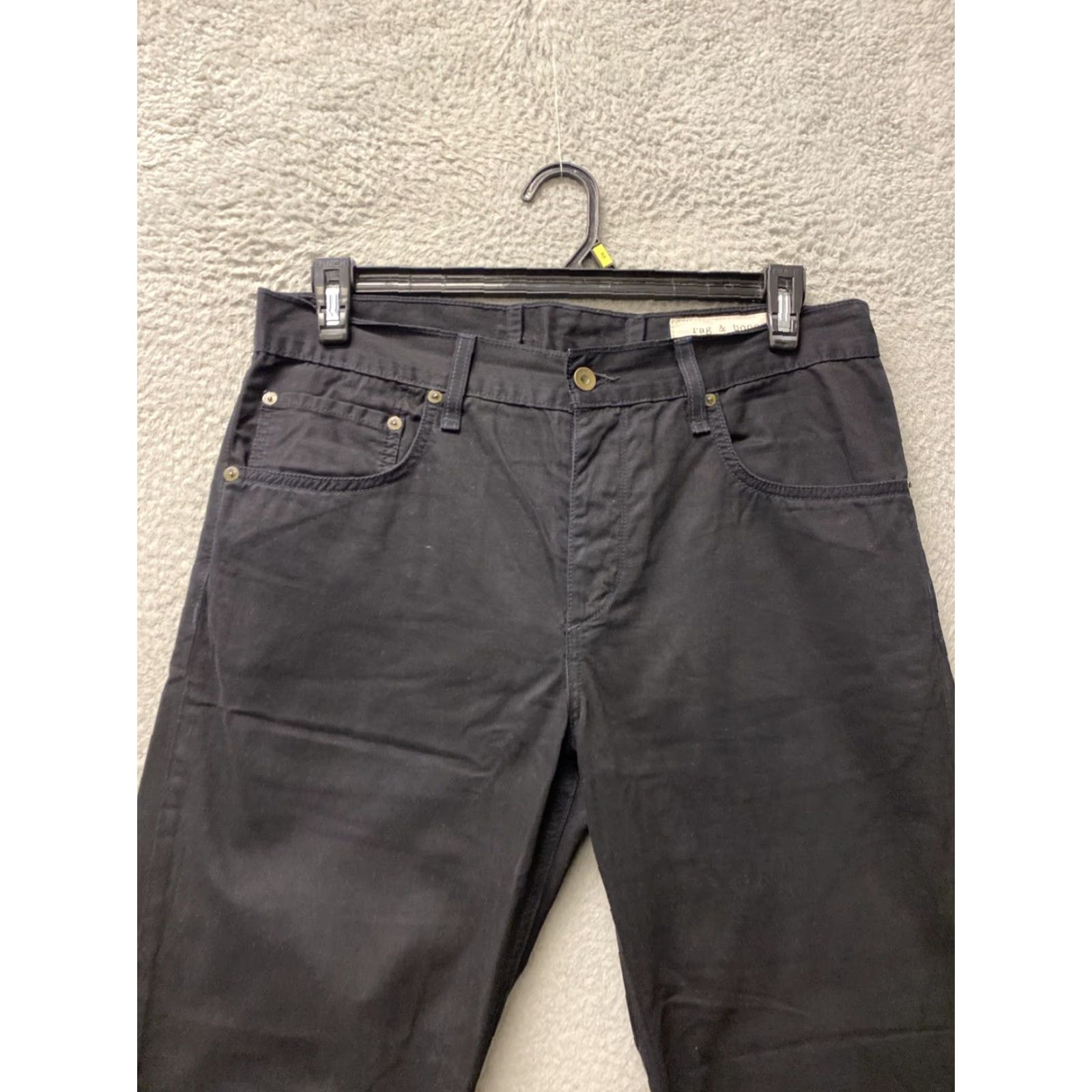 Rag & Bone Rag & Bone Jeans Men’s Size 33x32 Black Slim Fit / 0257 Size US 33 - 2 Thumbnail