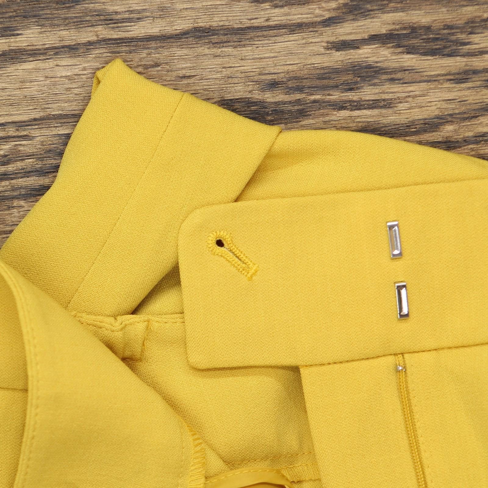 Other Nwt Kasper Front Slim Pant 10902147 Butterscotch Yellow 18w Size 40" / US 18 - 5 Thumbnail