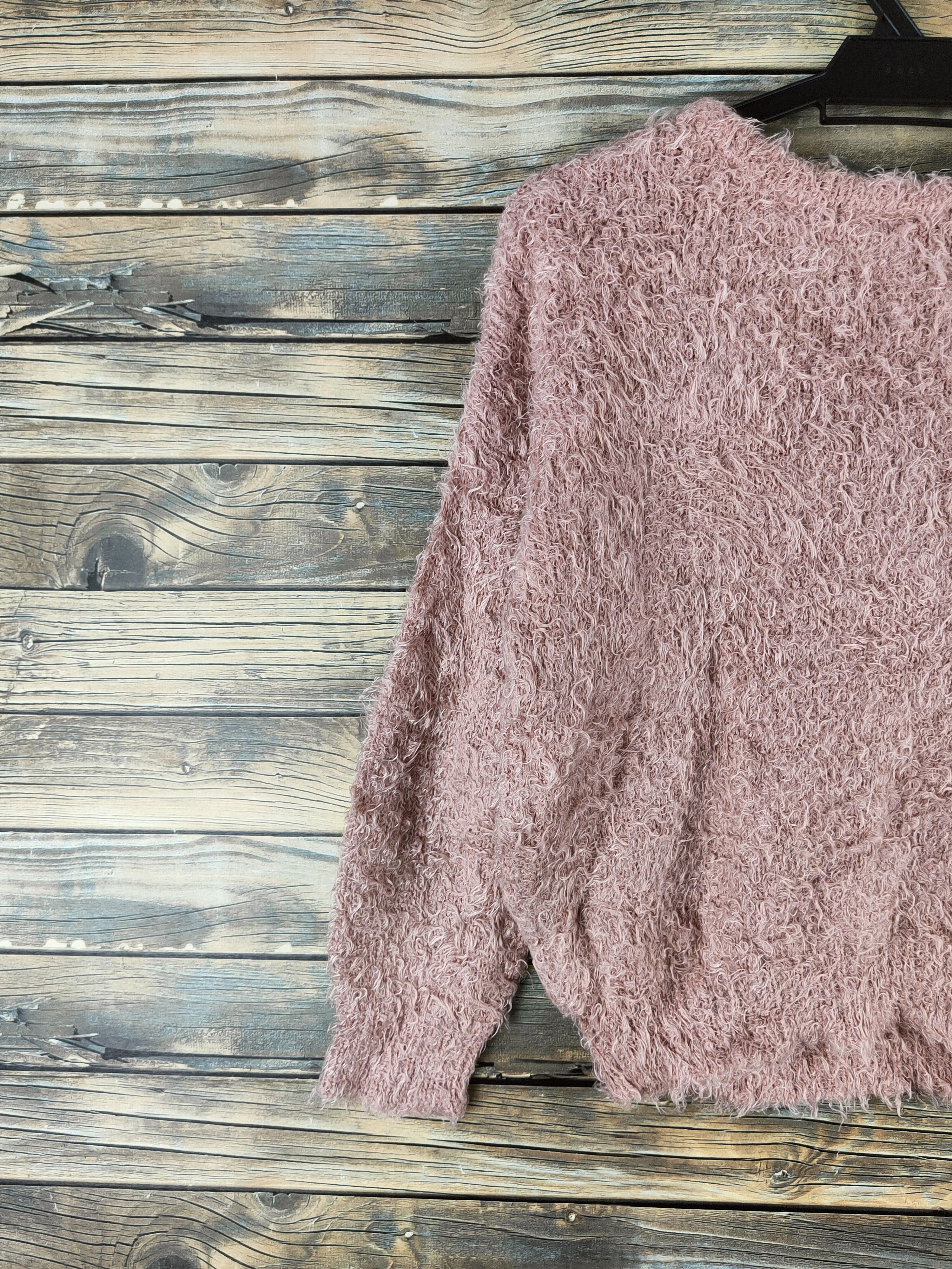 Japanese Brand DL Ingni Dark Peach Fur Mohair Knitwear #46-544 Size M / US 6-8 / IT 42-44 - 8 Thumbnail