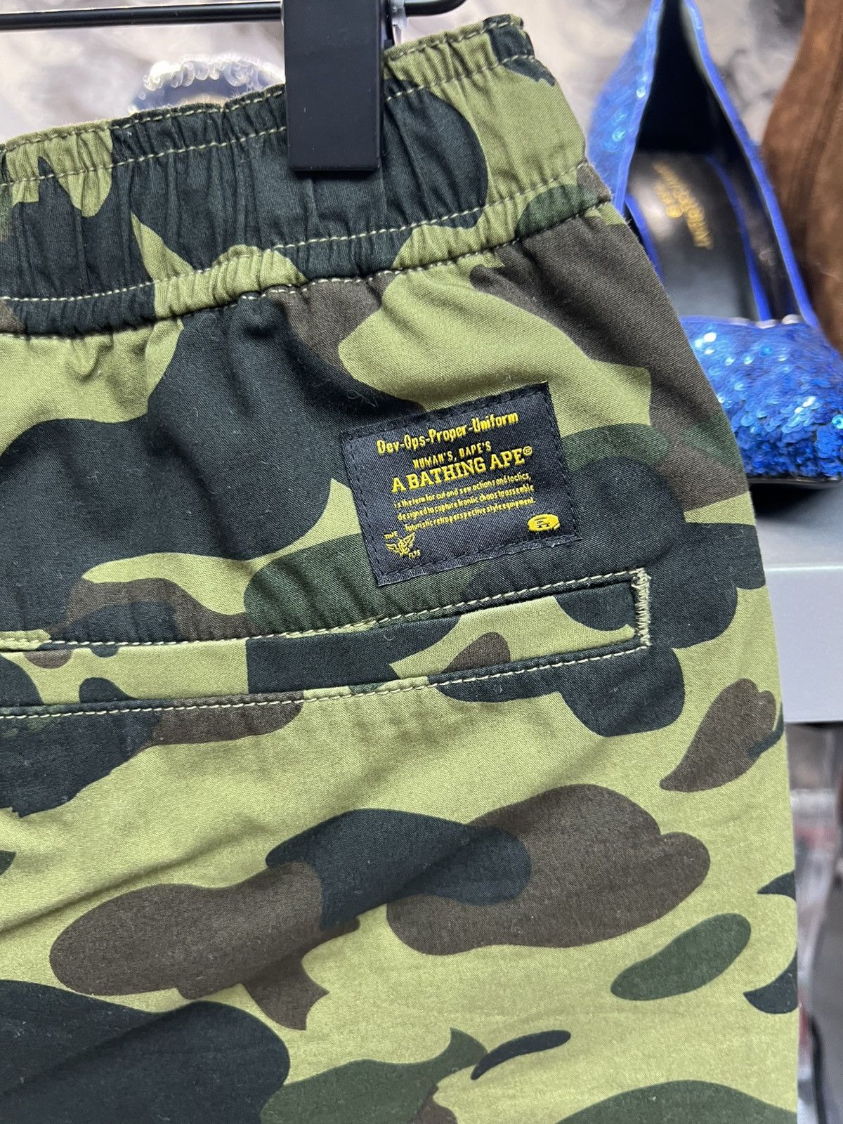 Bape Bape 1st Camo Green Shorts Size US 30 / EU 46 - 4 Thumbnail