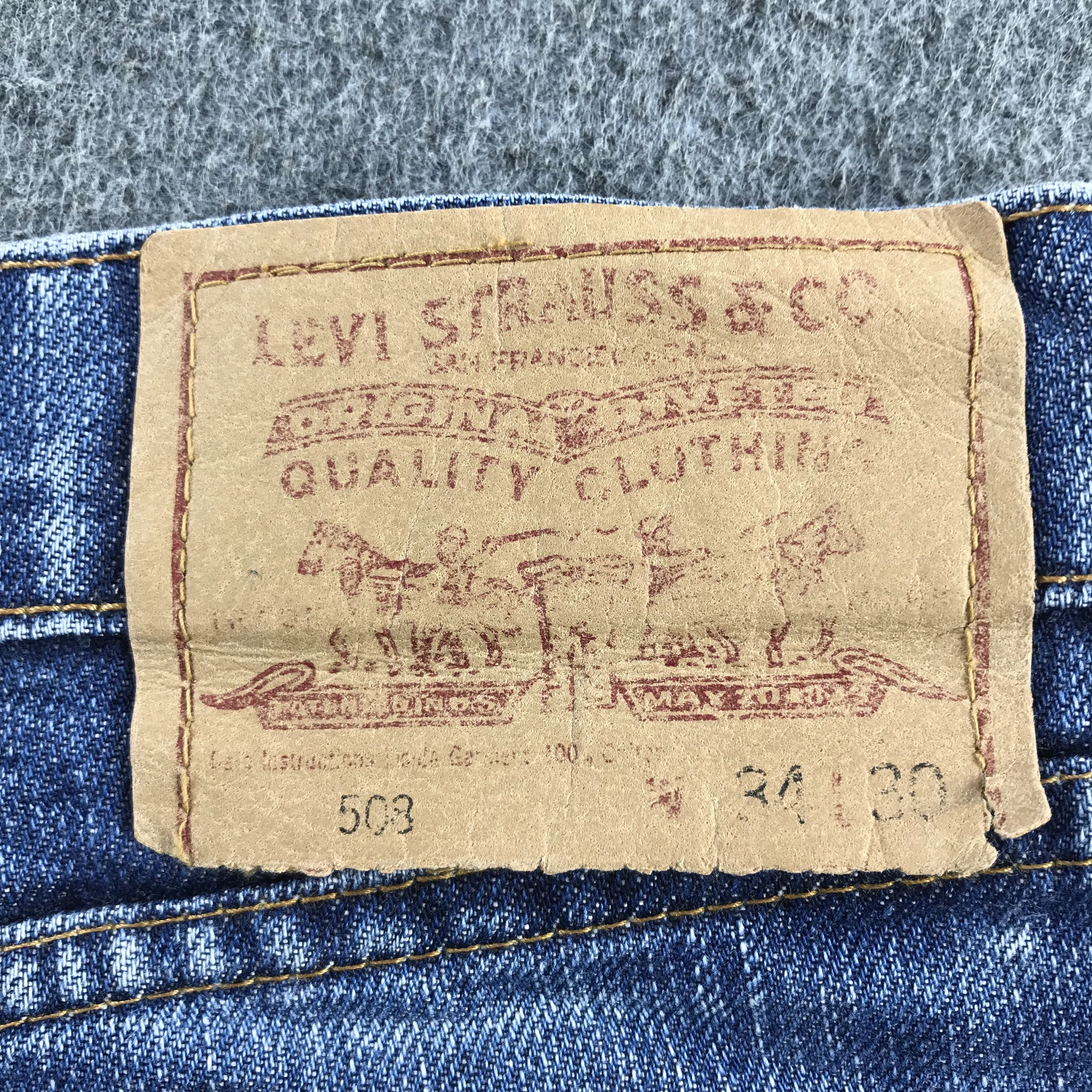 Levi's Vintage Levis 508 Jeans Medium Wash Denim KJ3433 Size US 34 / EU 50 - 5 Thumbnail