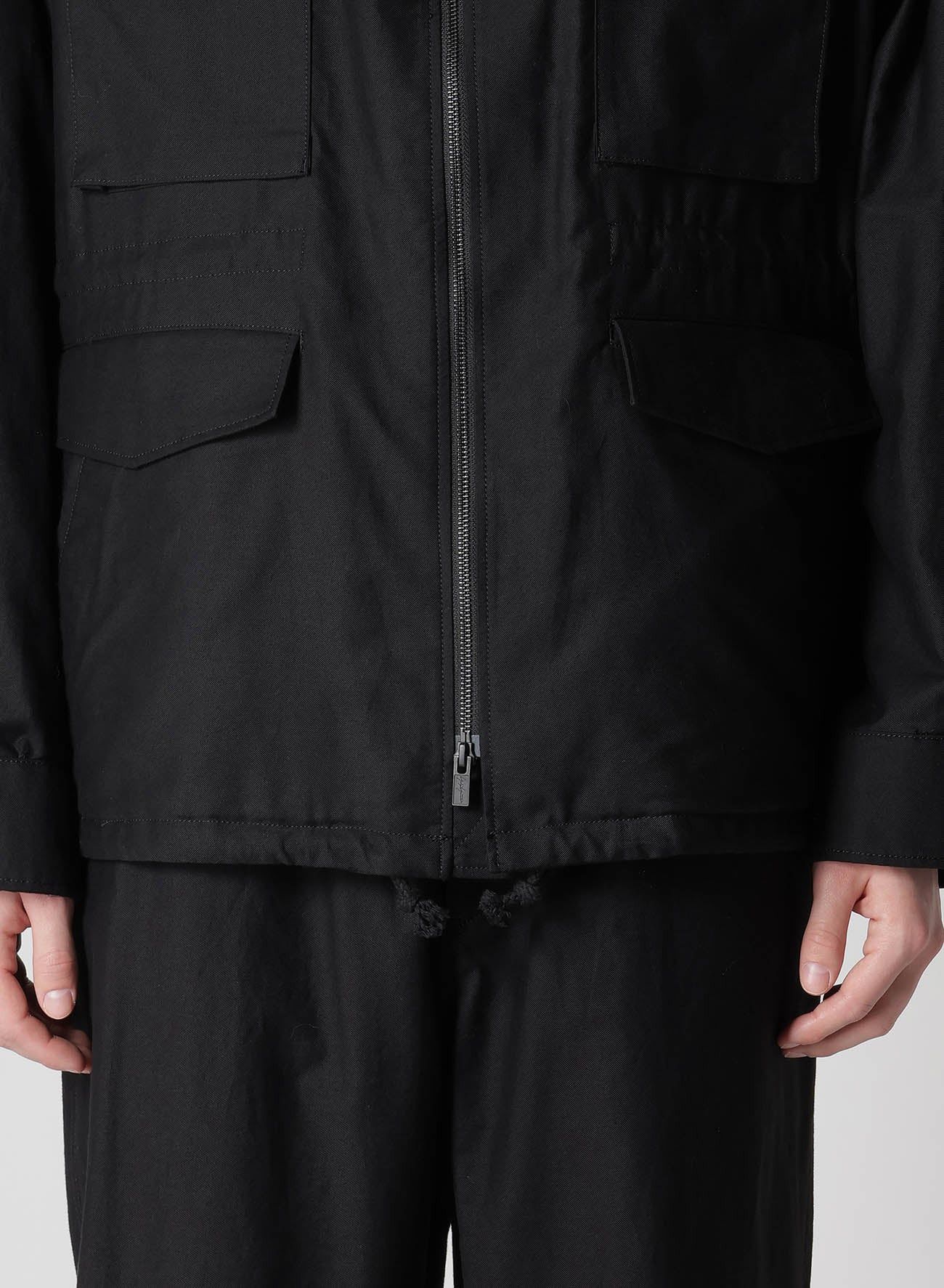 Yohji Yamamoto NWT Yohji Pour Homme AW24 WIDE TWILL BRIM HOOD BLOUSON sz 1 Size US S / EU 44-46 / 1 - 8 Thumbnail