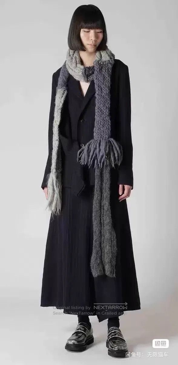 Yohji Yamamoto Yohji Yamamoto Color-block scarf Size ONE SIZE - 2 Thumbnail