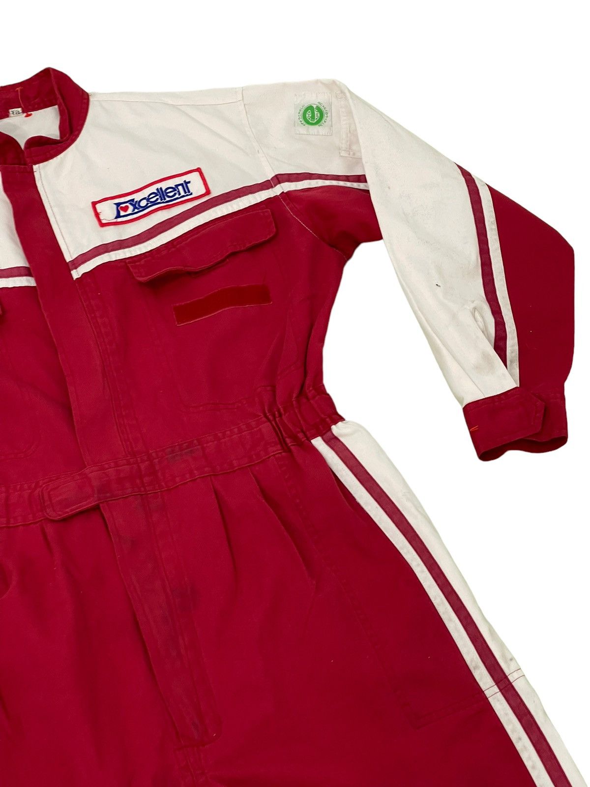 Honda Vtg 90s Honda Jumpsuit Overalls Japan Motorsports 5🟩1 Size US 33 - 19 Thumbnail