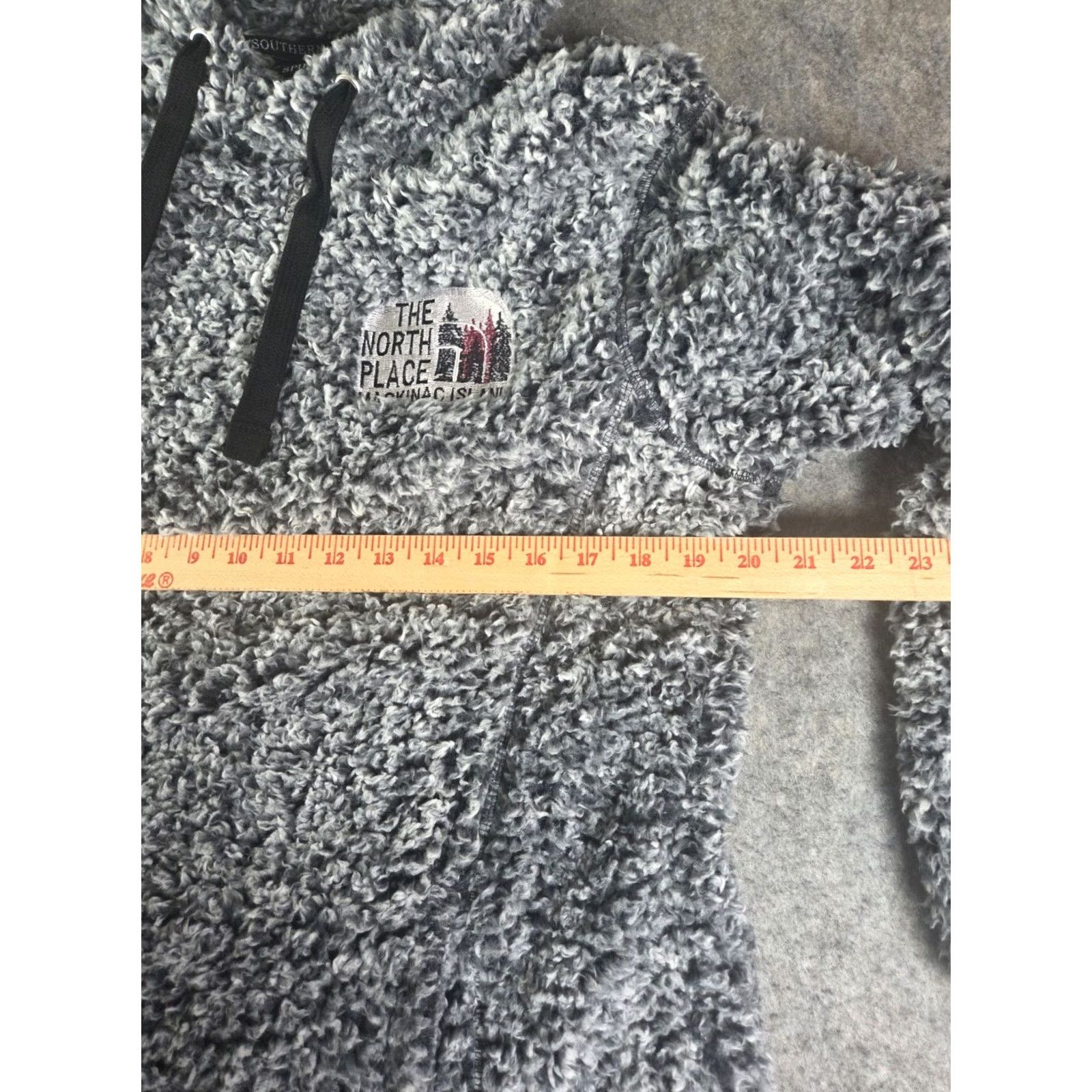 ESPIRIT VINTAGE Women’s Southern Spirit Hoodie Pullover Gray S Girls Women/Mens? Size S / US 4 / IT 40 - 6 Thumbnail