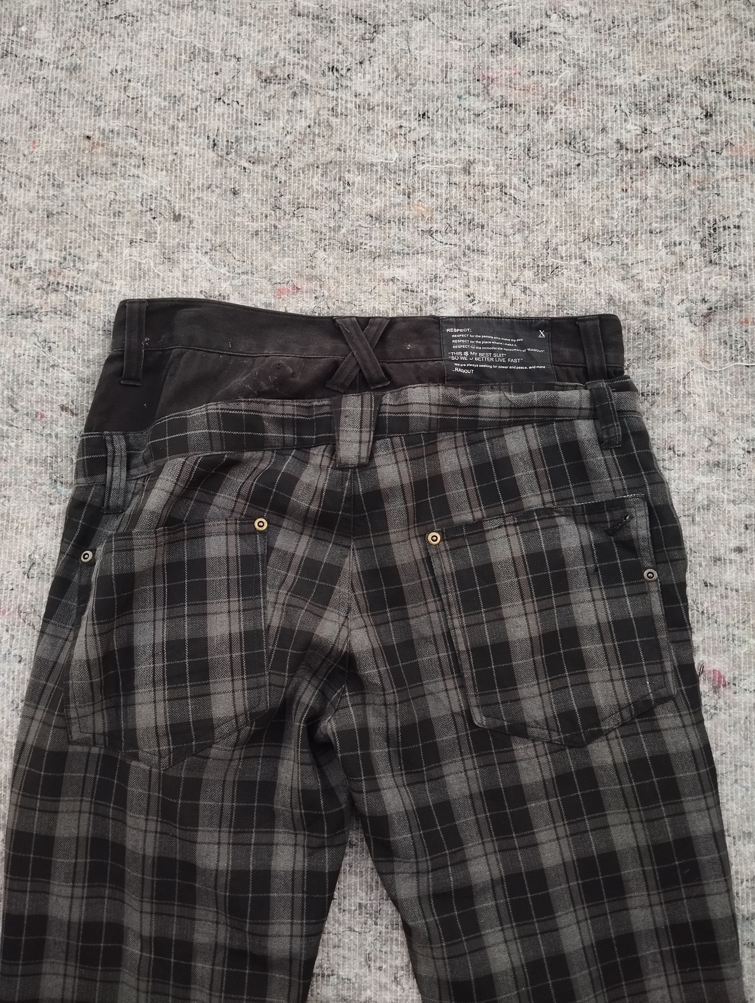 Japanese Brand RAGOUT Double waist pants Size US 30 / EU 46 - 4 Thumbnail