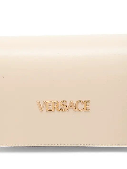 Versace os11x0326 Size: OS / Tag Mini Leather Shoulder Bag in Cream Size ONE SIZE - 4 Thumbnail