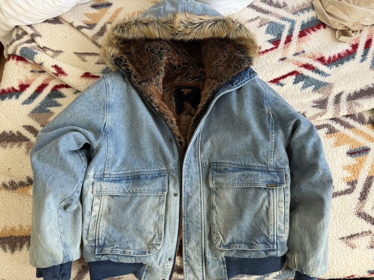 Supreme Supreme Reversible Faux Fur Hooded Work Jacket Size US M / EU 48-50 / 2 - 3 Thumbnail