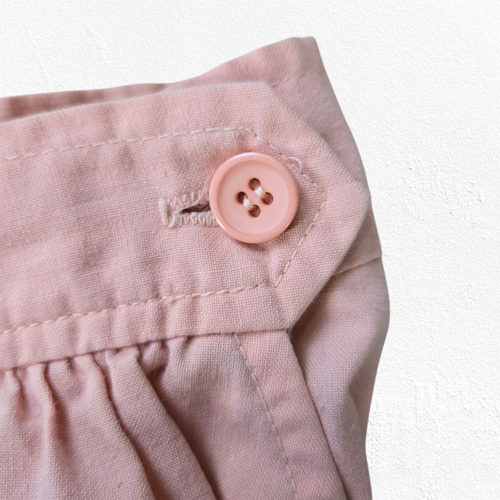 Vintage 1970s Powder Pink USA Union Made A-Line Midi Skirt Size 10 Size 32" / US 10 / IT 46 - 10 Thumbnail