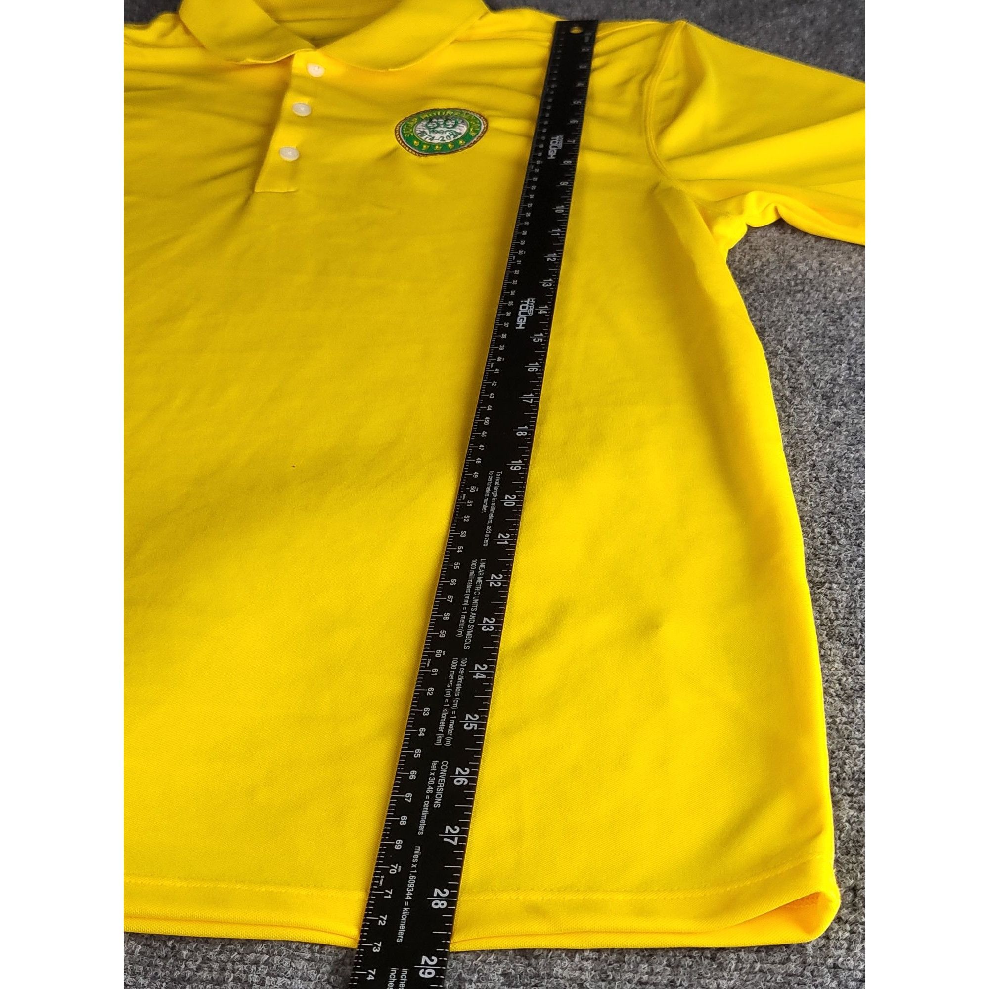 Nike Nike Golf Polo Shirt Men Sz L Yellow Sugar Mountain Embroide Size US L / EU 52-54 / 3 - 2 Thumbnail