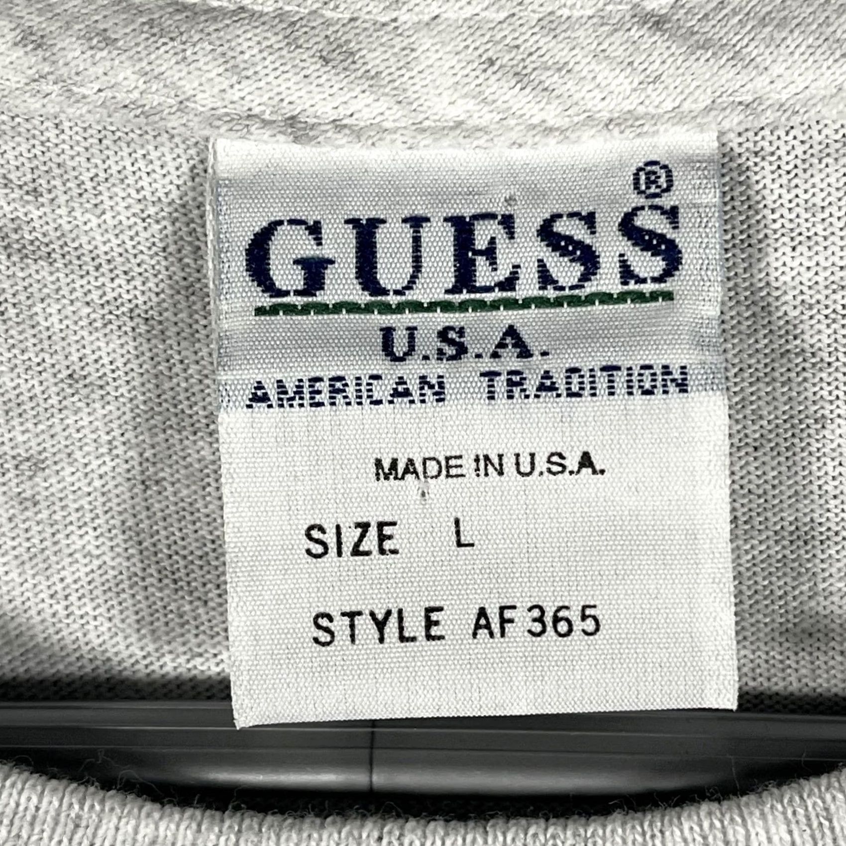 Guess VINTAGE Guess Jeans Shirt Mens Large Gray Logo Long Sleeve Made USA 90s Size US L / EU 52-54 / 3 - 5 Thumbnail