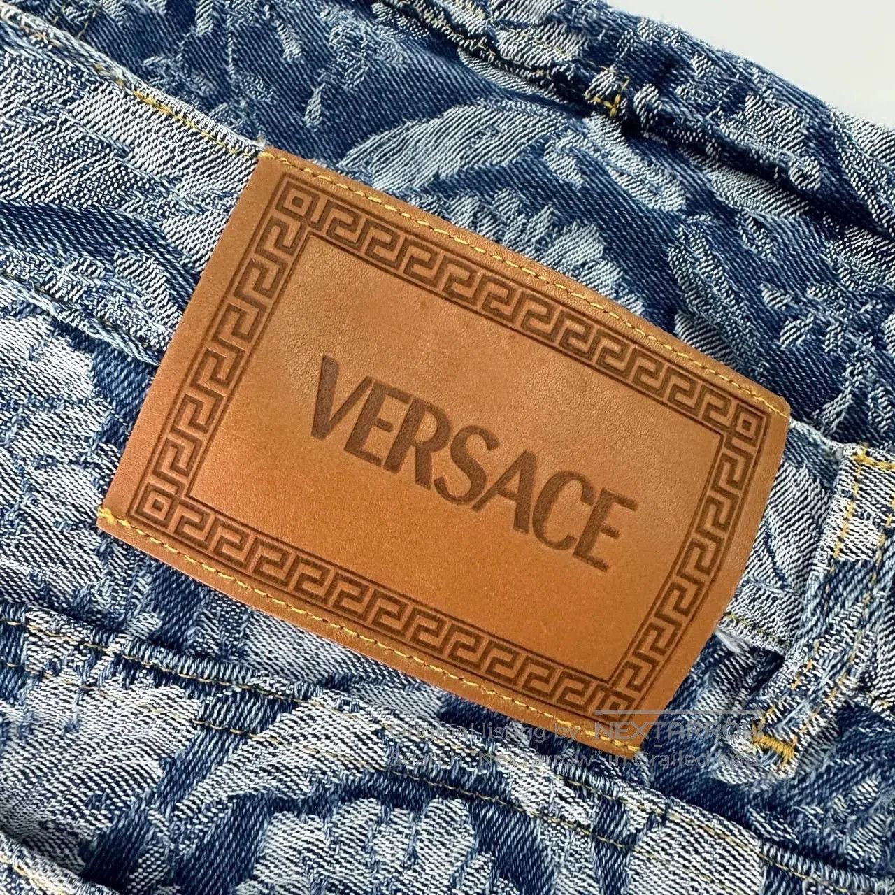 Versace versace embroidered floral denim pants size 29. Size US 29 - 7 Thumbnail