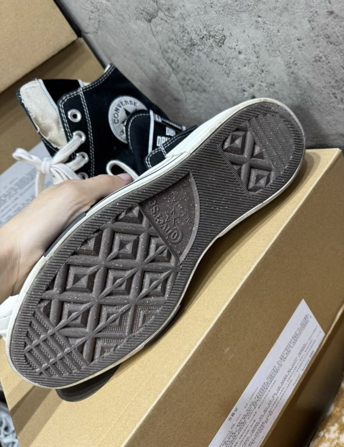 Rick Owens Rick Owens DRKSHDW Converse High Top Platform Sneakers K37 Size US 8 / EU 41 - 8 Thumbnail