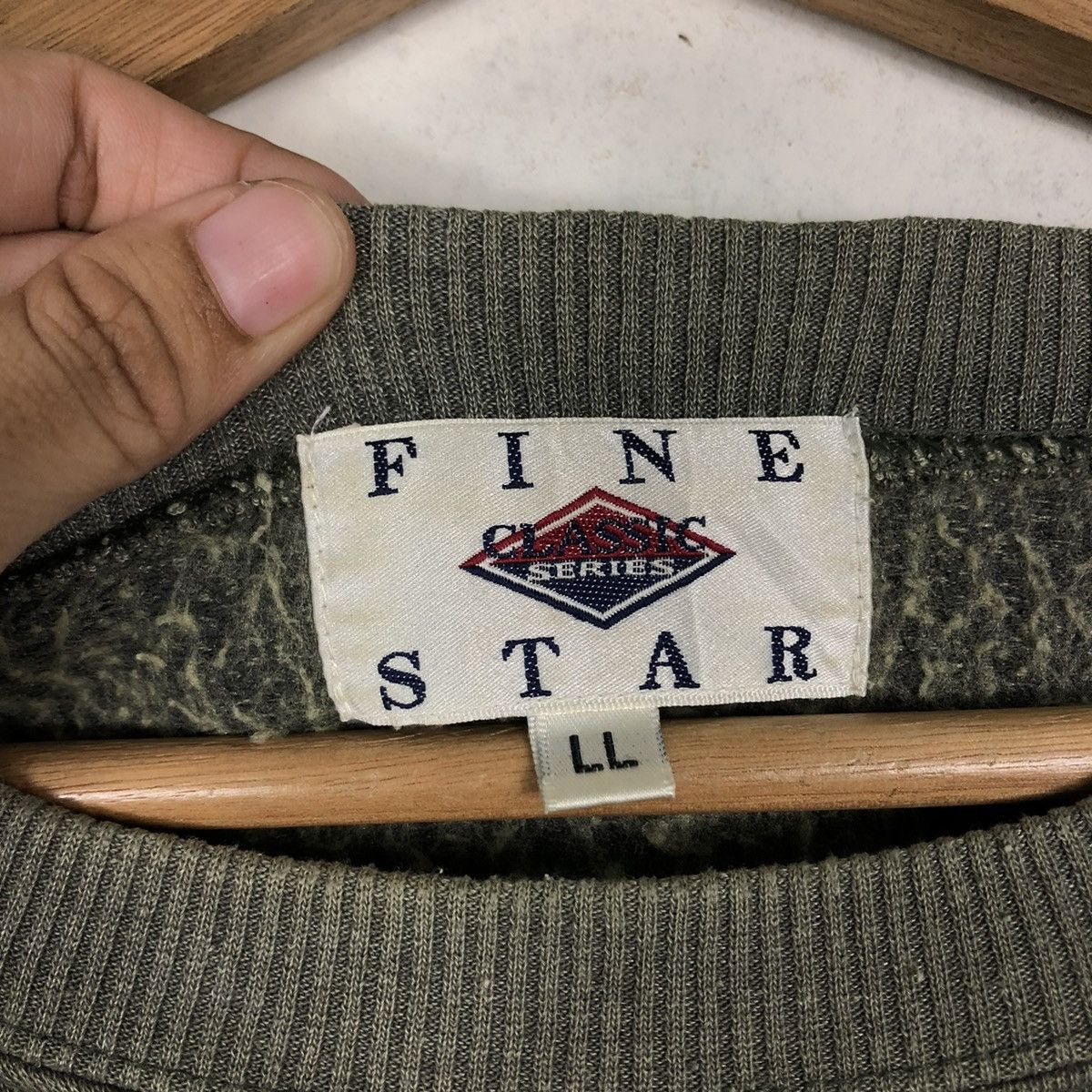Japanese Brand × Vintage 🔥VINTAGE SWEATSHIRT CREWNECK FINE STAR ISSEY MIYAKE Size US L / EU 52-54 / 3 - 13 Thumbnail