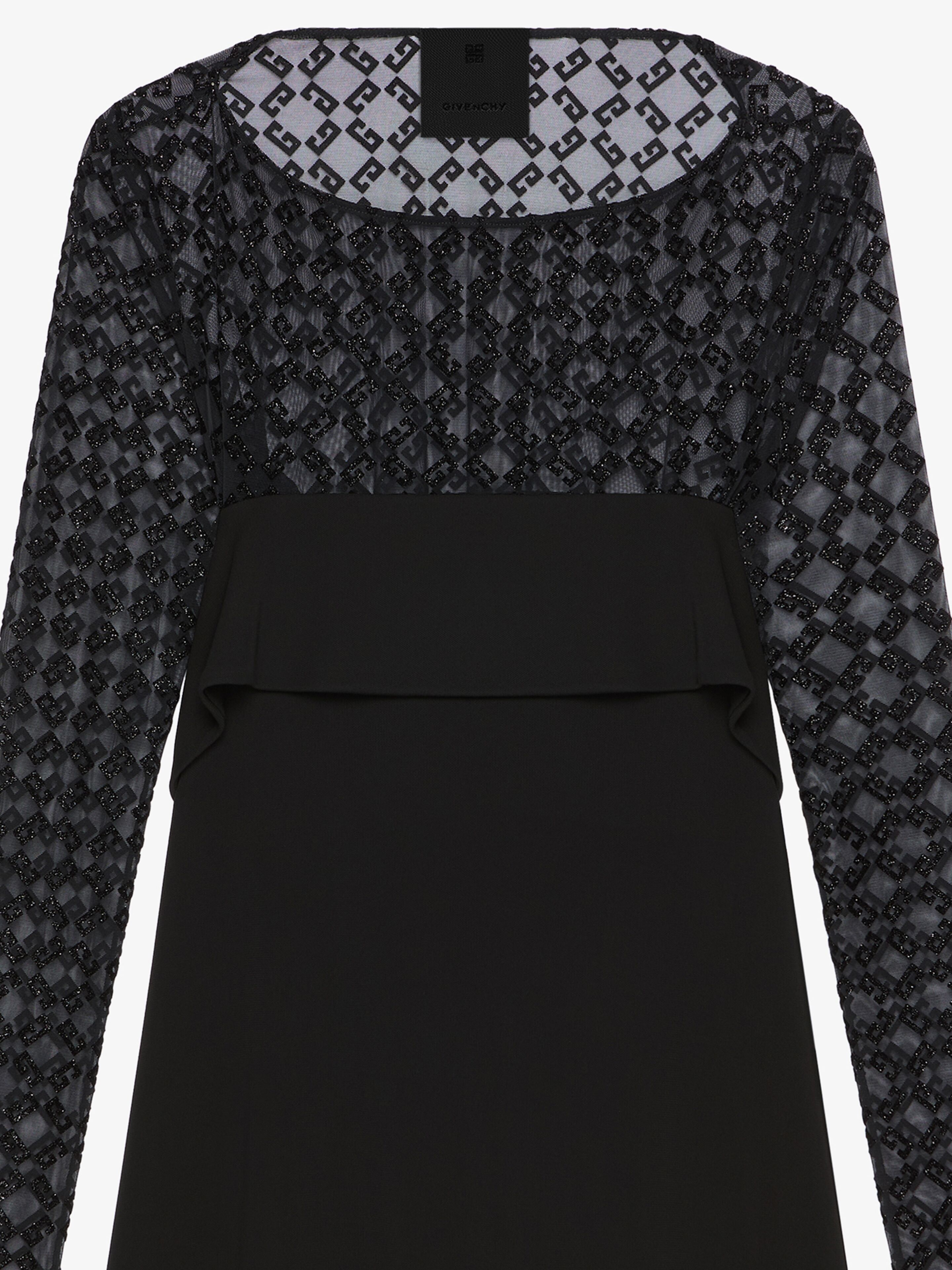 Givenchy o1n1vont0326 Draped Dress in Black Size XS / US 0-2 / IT 36-38 - 4 Thumbnail