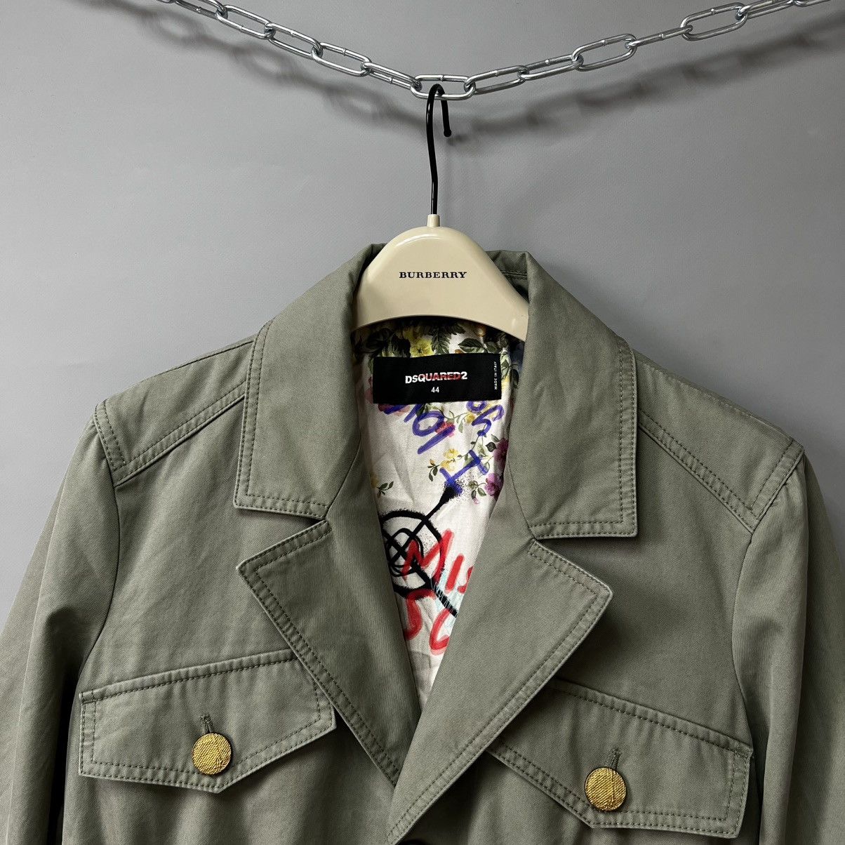 Dsquared2 Dsquared2 Military Belted Jacket Women’s Size M / US 6-8 / IT 42-44 - 4 Thumbnail