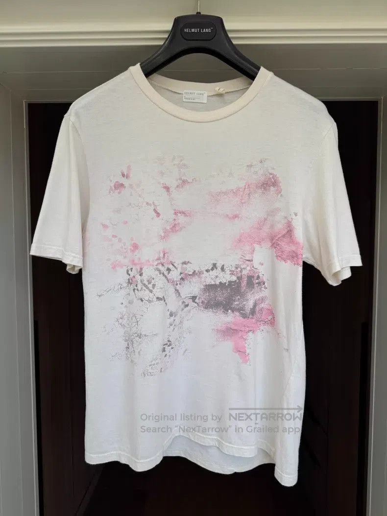 Helmut Lang Helmut Lang Special Cut Printed Short Sleeve Size M / US 6-8 / IT 42-44 - 2 Thumbnail