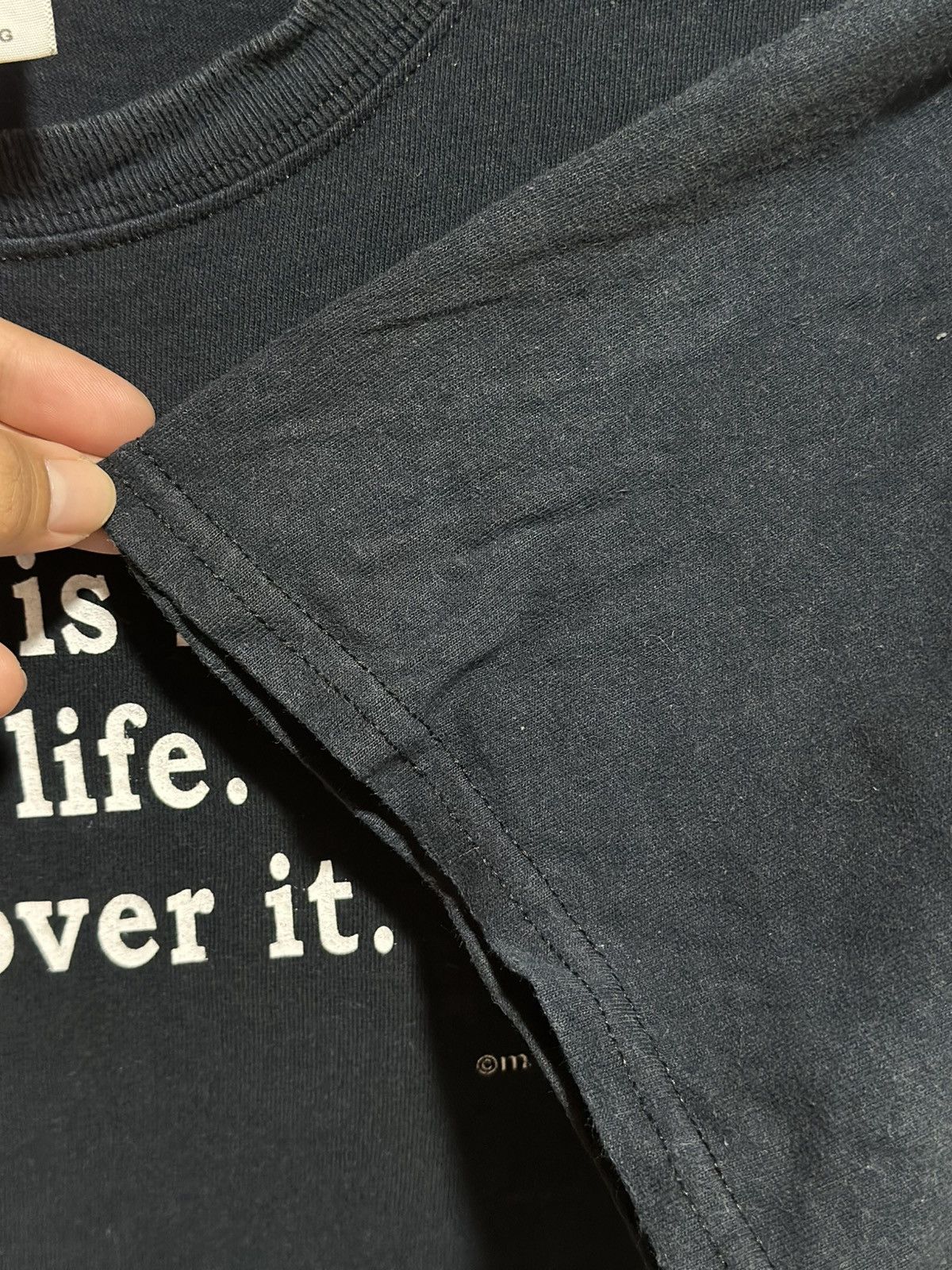 Gildan Vintage Math Is Hard. So Is Life. Get Over It Faded Tee Size US L / EU 52-54 / 3 - 5 Thumbnail