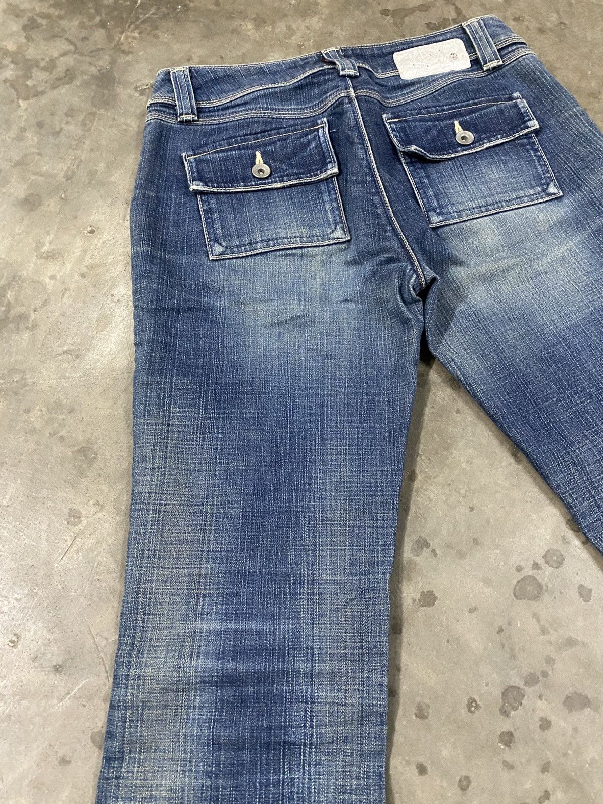 Edwin Flare Jeans Brappers by Edwin Mud Rusty Flared @319 Size US 27 - 3 Thumbnail