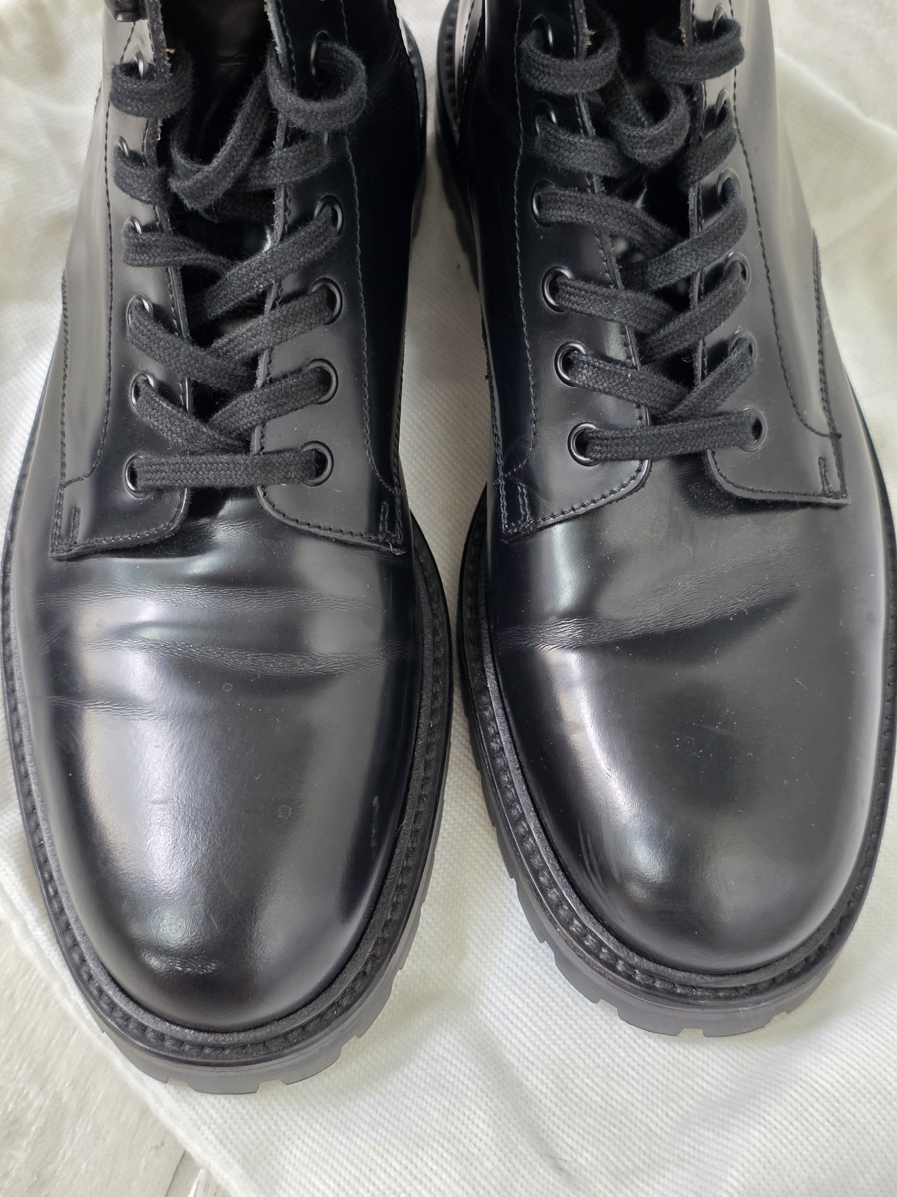 Common Projects Common Projects Lug Sole Leather Combat Boots Size US 8 / EU 41 - 12 Thumbnail