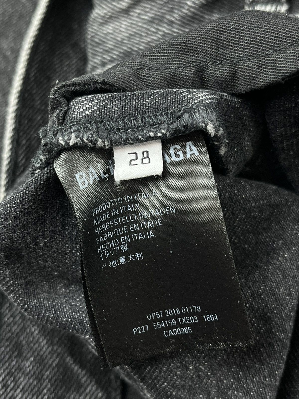 Balenciaga SS19 Balenciaga Vintage Black Flared Bootcut Denim Jeans Size US 30 / EU 46 - 8 Thumbnail