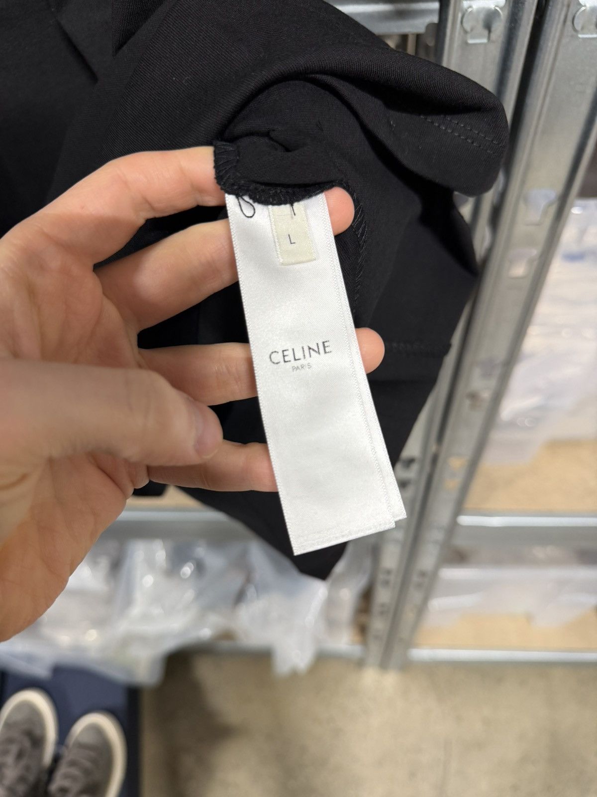 Celine Celine Paris Studded Logo T-Shirt NEW 900$ Size US M / EU 48-50 / 2 - 4 Thumbnail